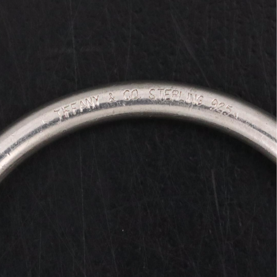 Tiffany & Co. Sterling Silver Golf Club and Golf Ball Key Ring