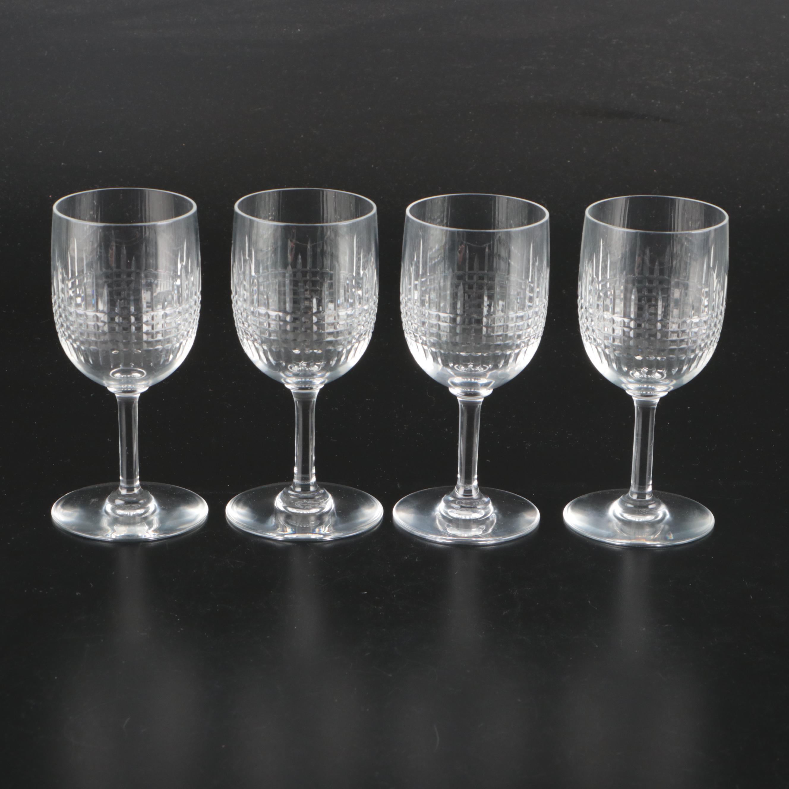Baccarat "Nancy" Crystal Wine Glasses