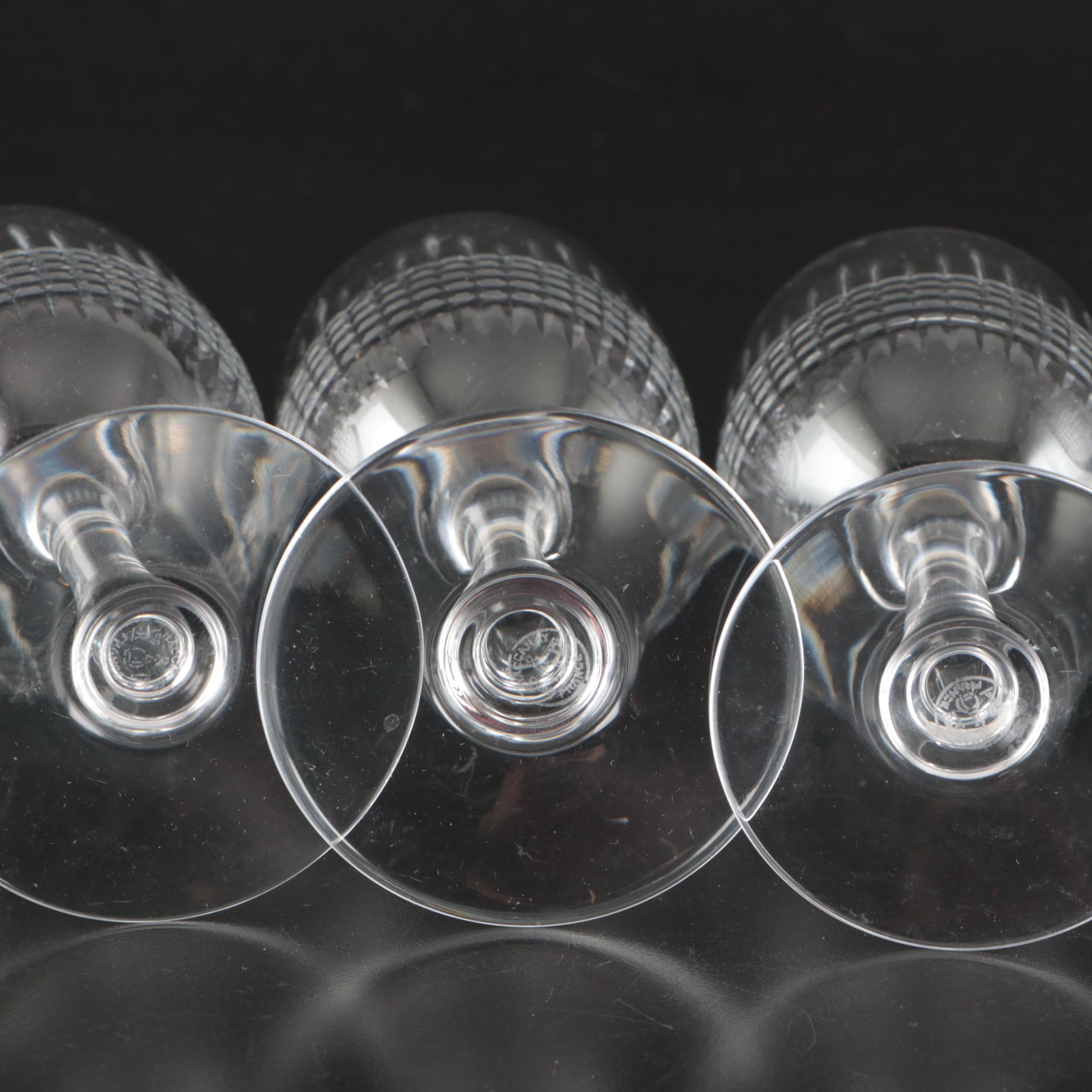 Baccarat "Nancy" Crystal Wine Glasses