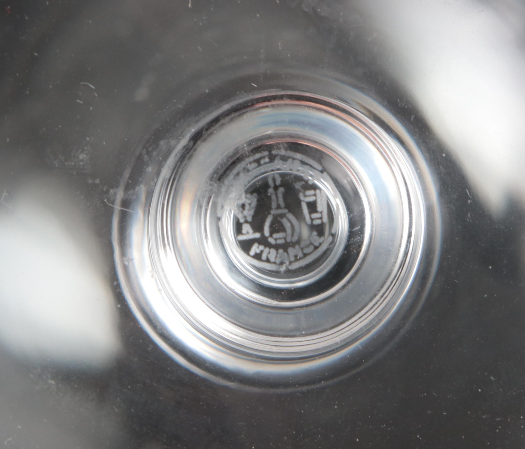 Baccarat "Nancy" Crystal Wine Glasses