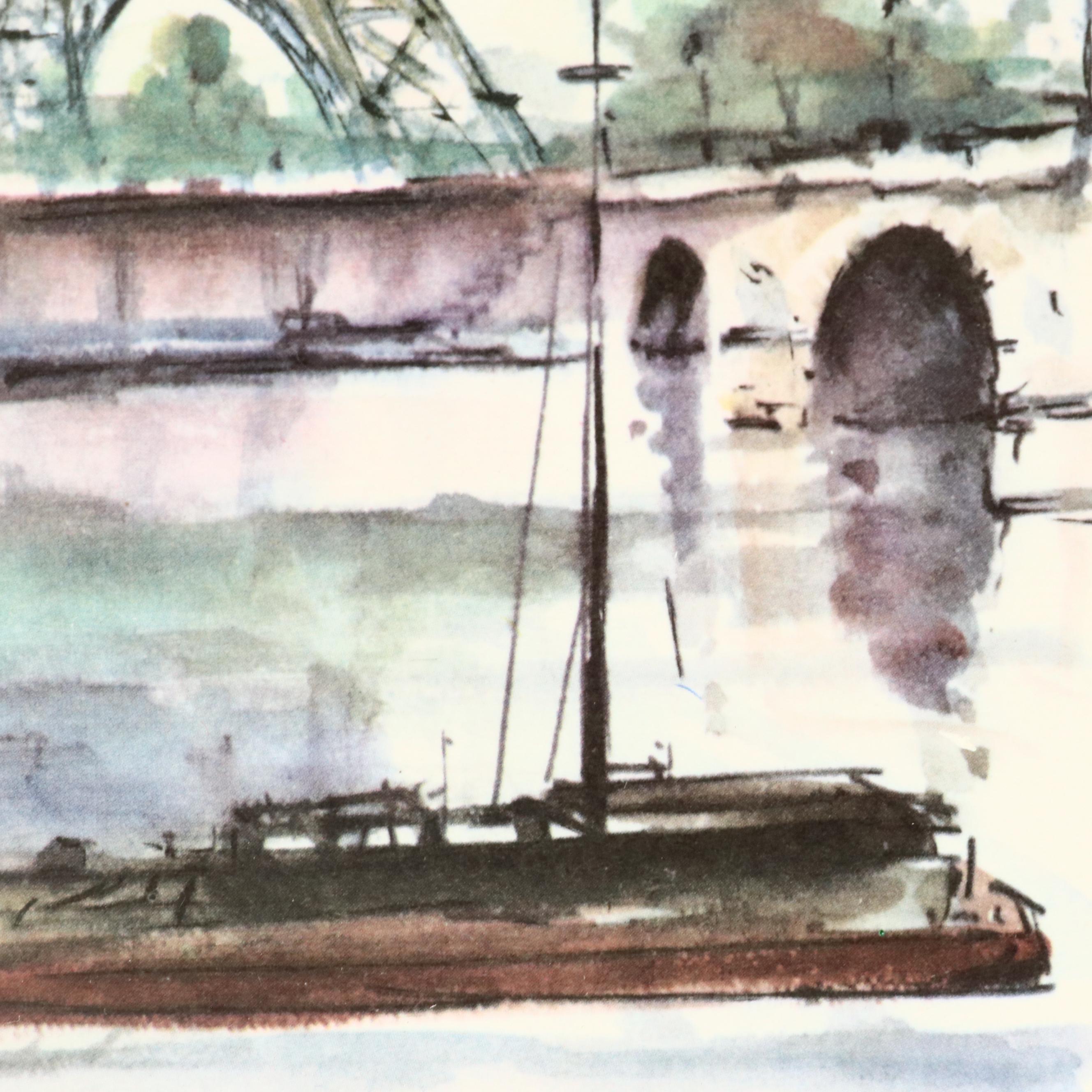 Arno "Paris La Tour Eiffel" Offset Lithograph