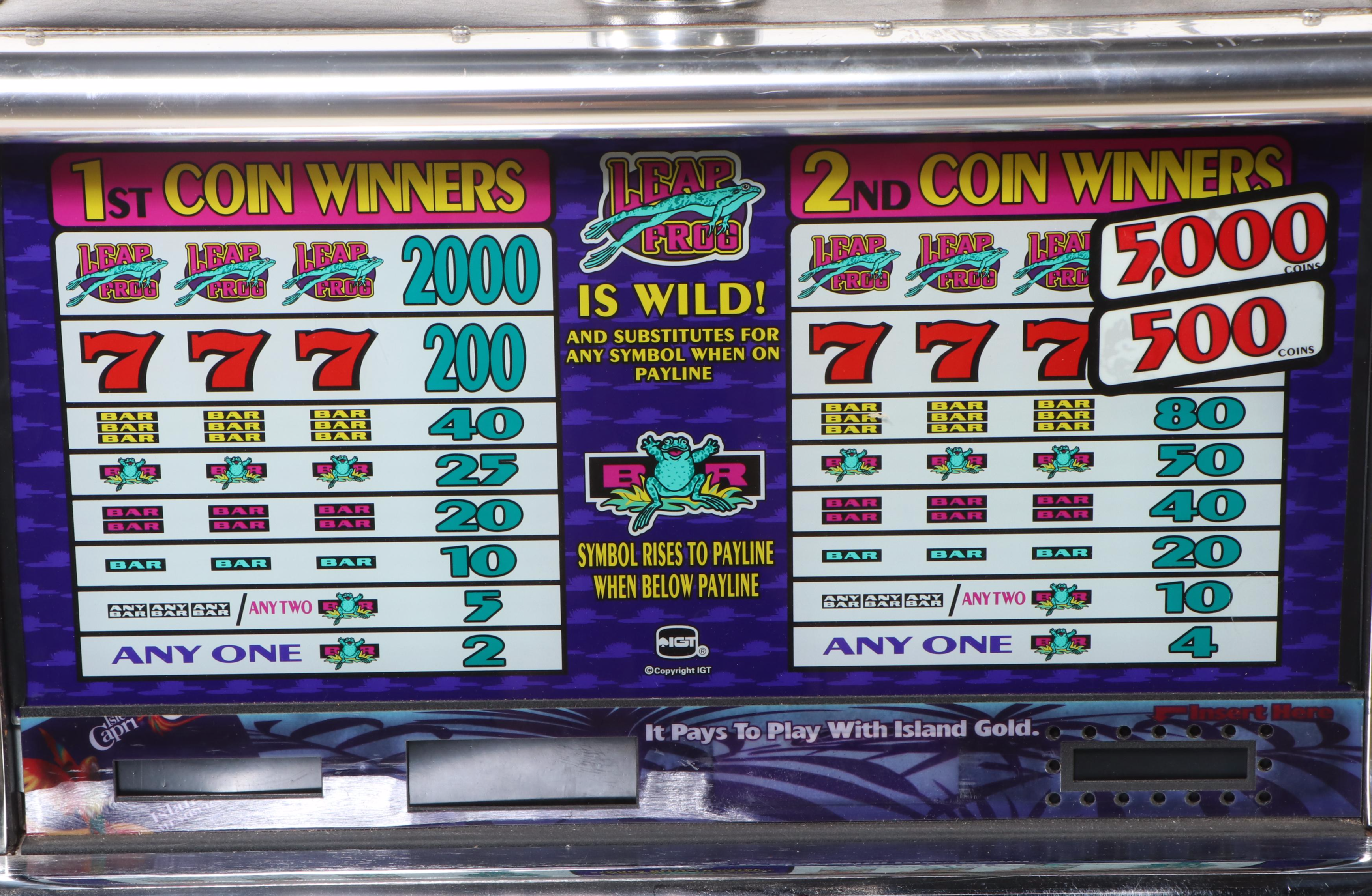 IGT Leap Frog Slot Machine