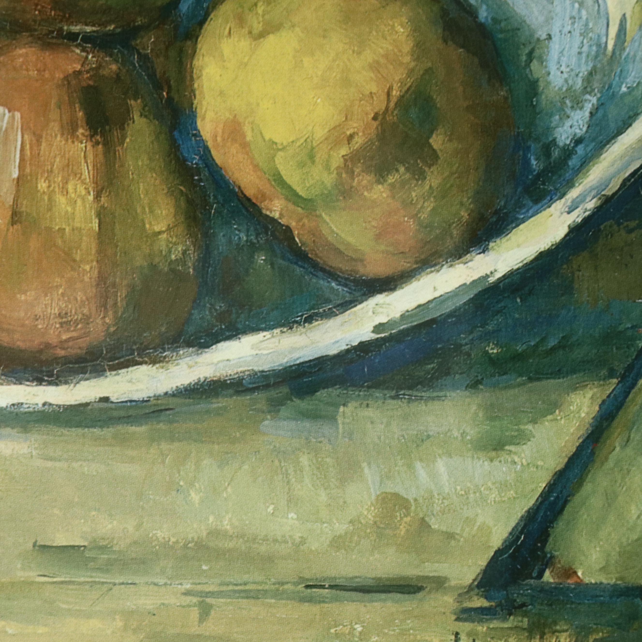 After Paul Cézanne Offset Lithograph "Still Life"