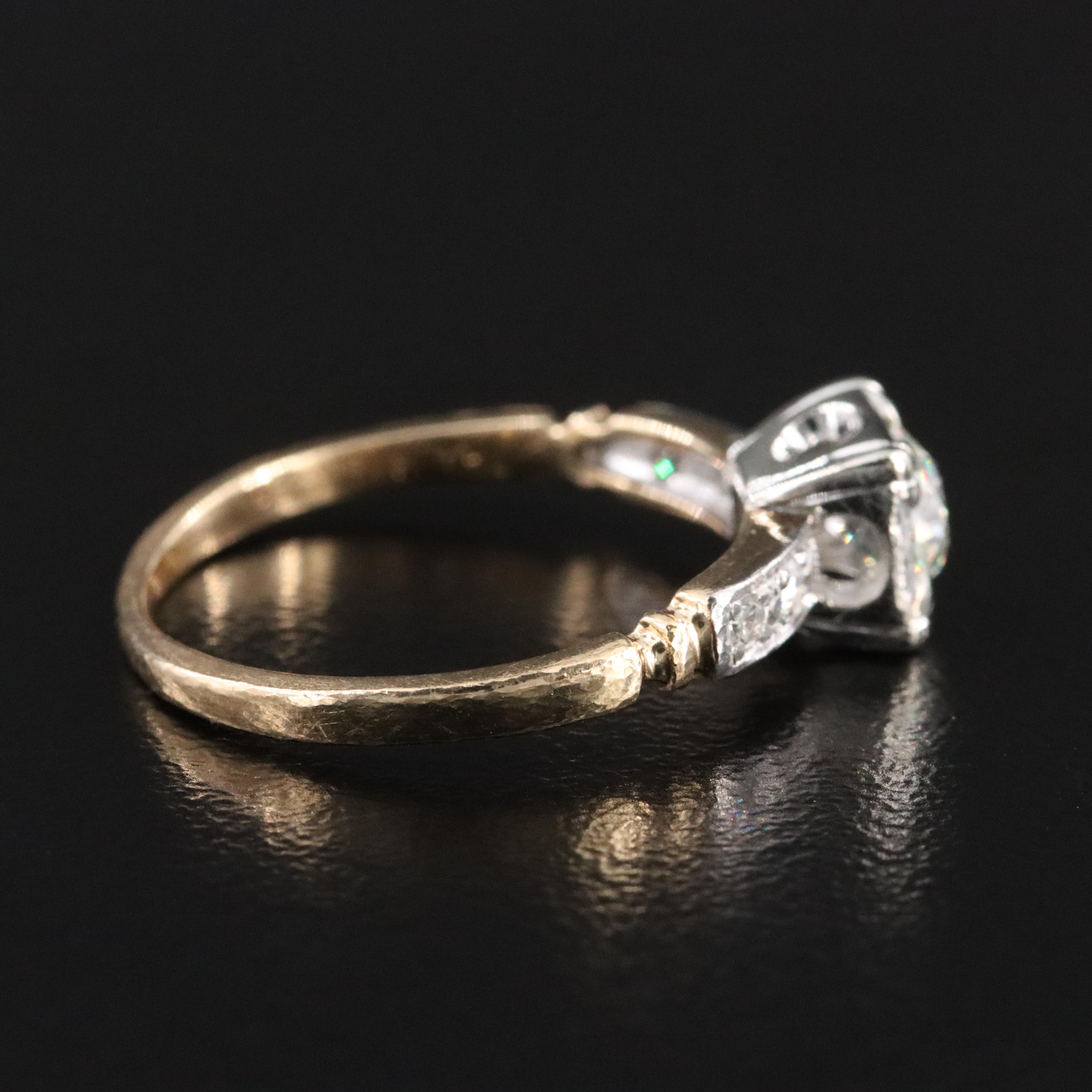 Vintage 14K 0.48 CTW Diamond Ring