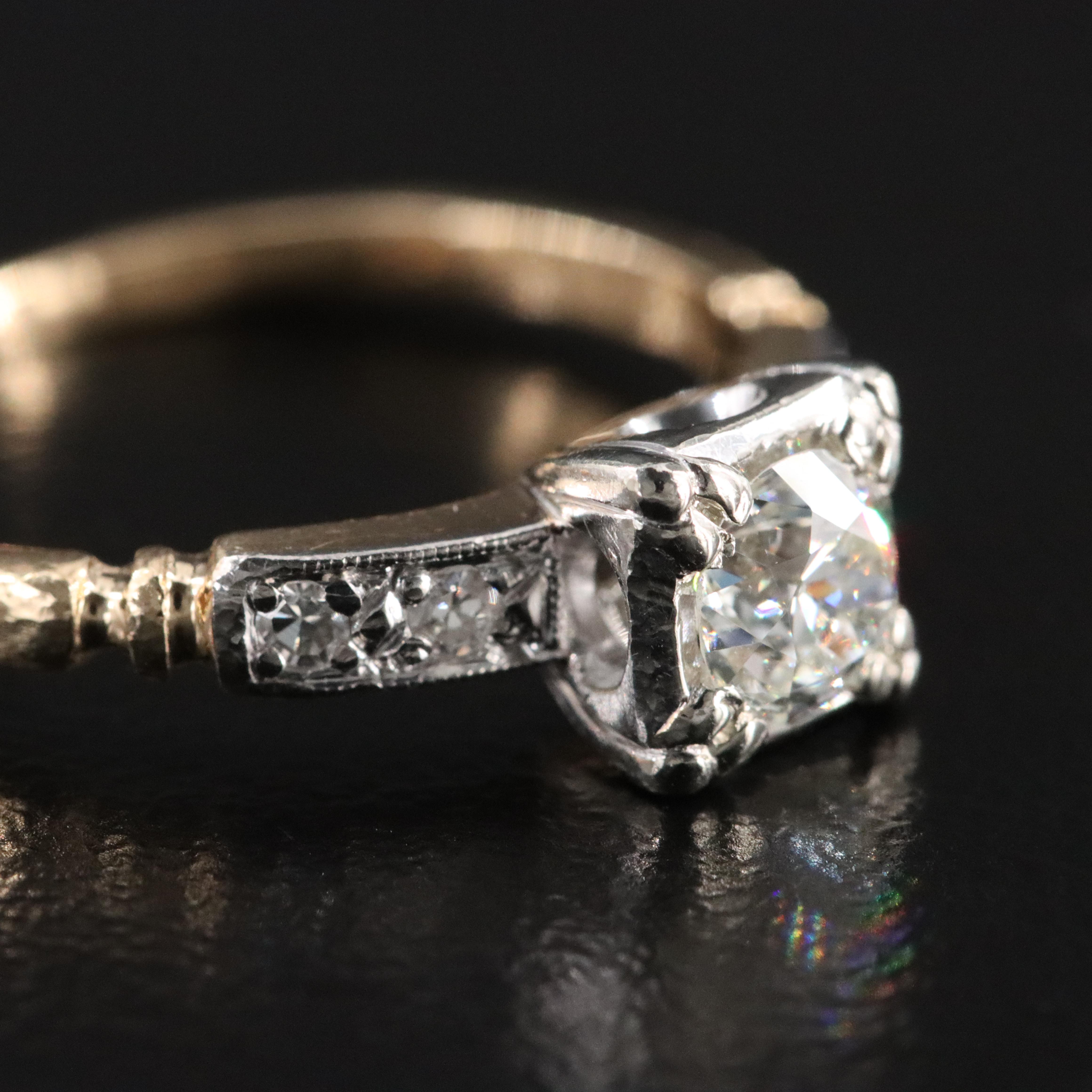 Vintage 14K 0.48 CTW Diamond Ring