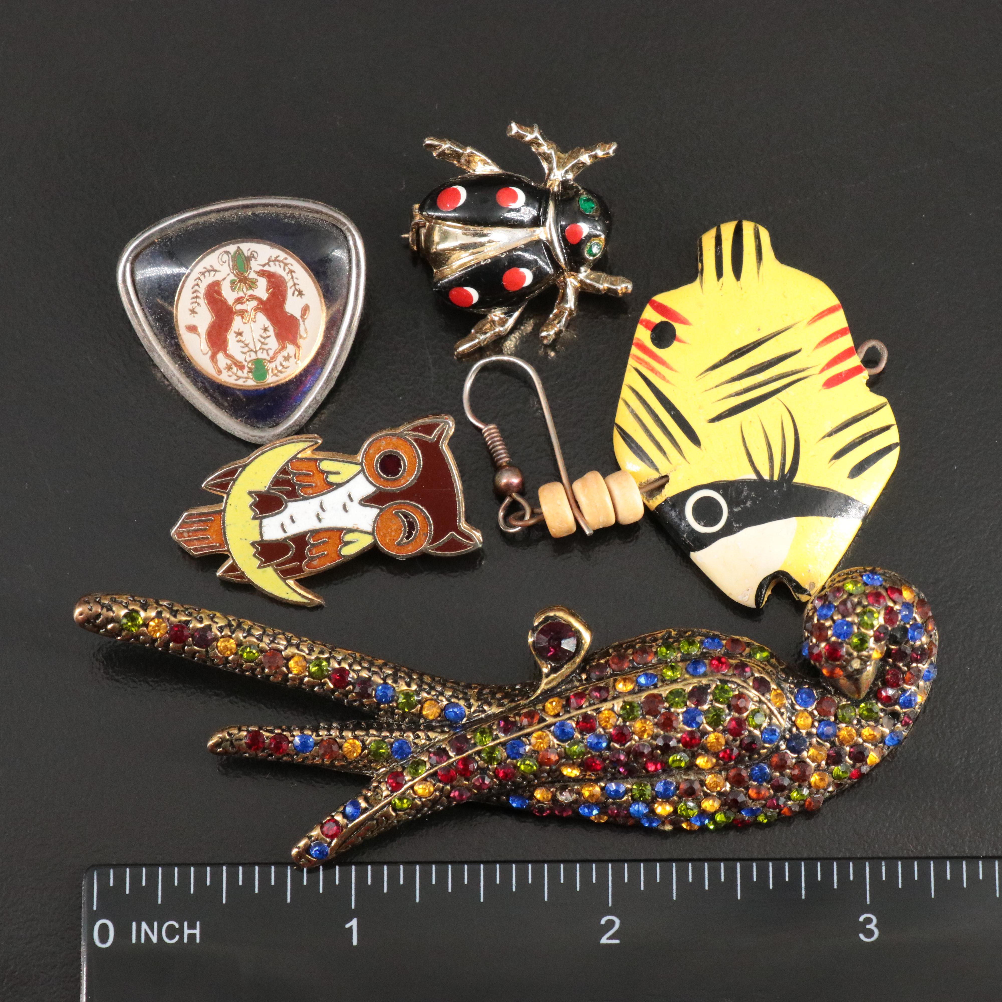 Reed & Barton Damascene Featured in Animal and Floral Themed Jewelry