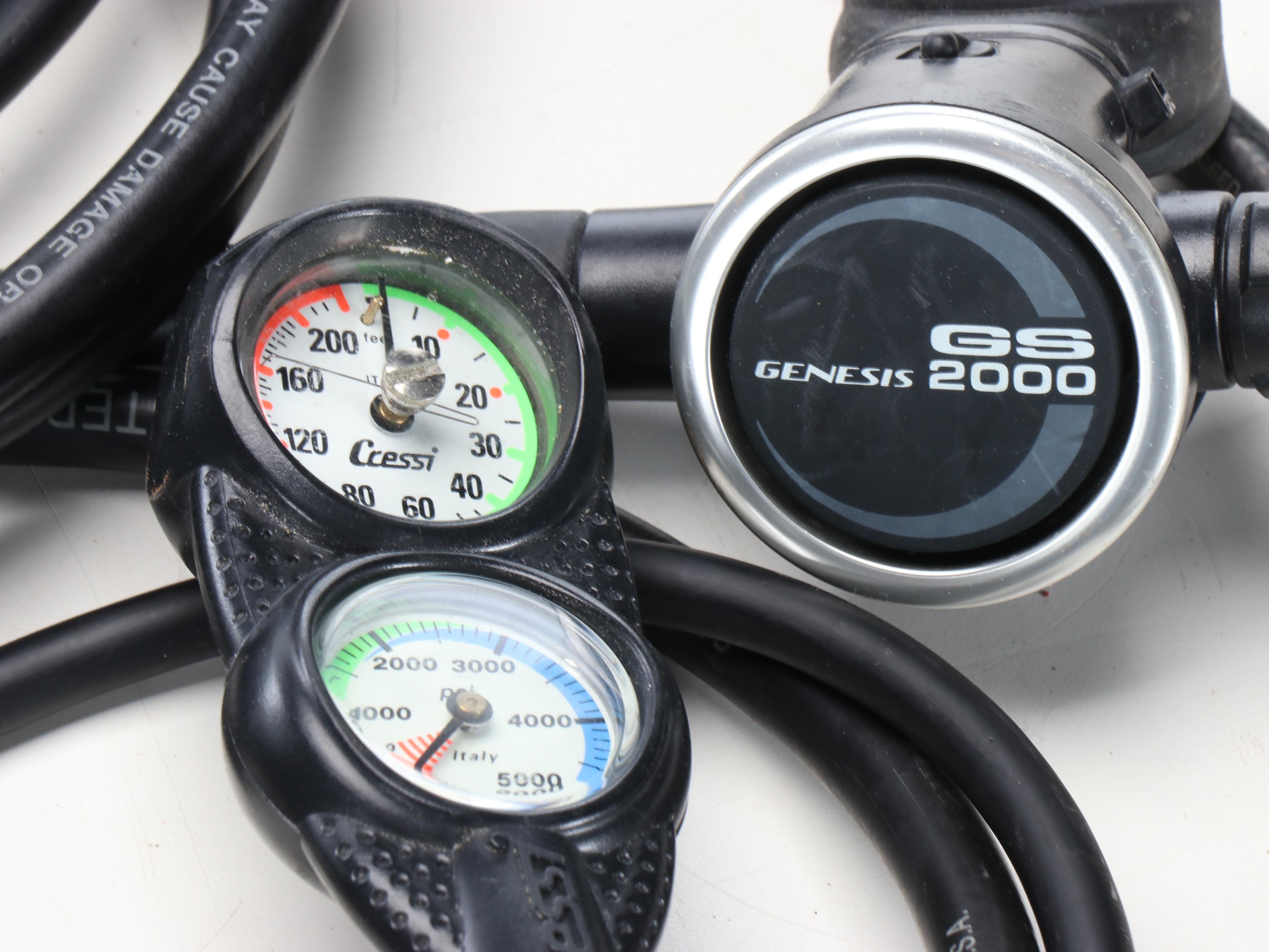 Zeagle Diving Vest, Wenoka Knife, and Genesis 2000 Regulators