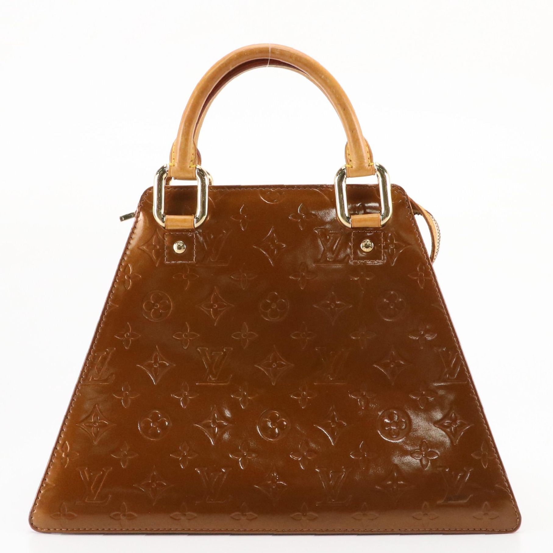 Louis Vuitton Forsyth GM Bag in Bronze Monogram Vernis Leather