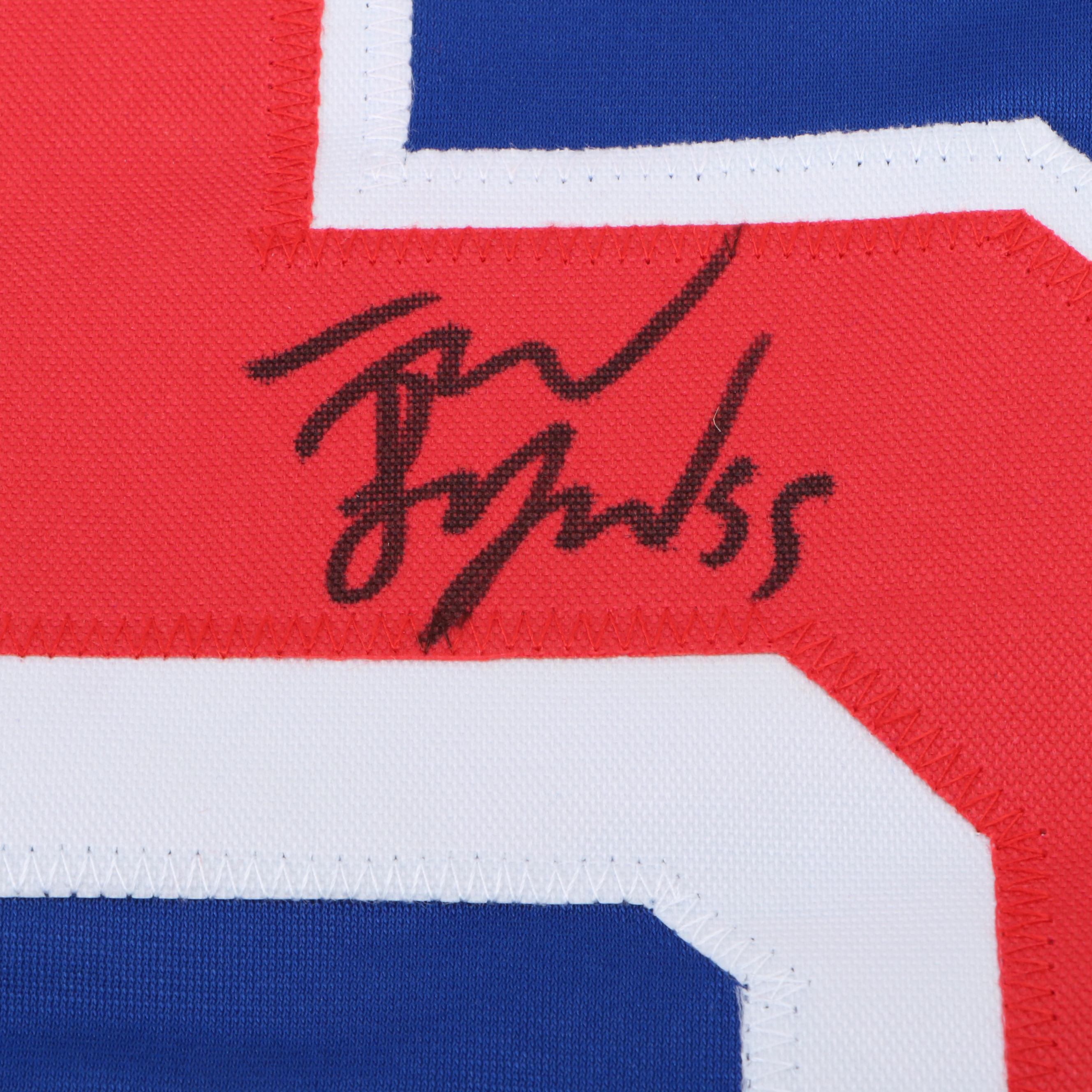 Ryan Lindgren Signed New York Rangers Hockey Jersey, PSA