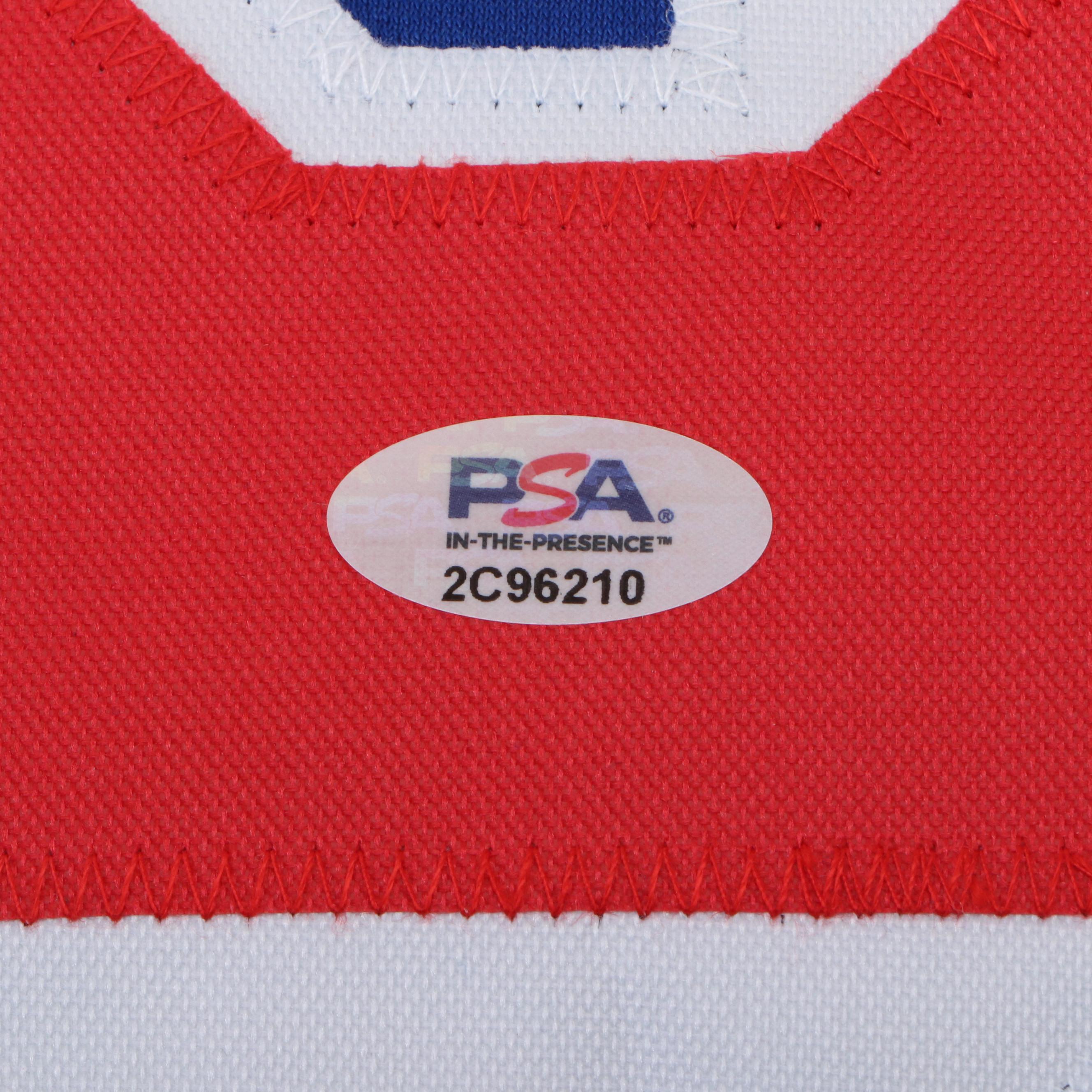 Ryan Lindgren Signed New York Rangers Hockey Jersey, PSA