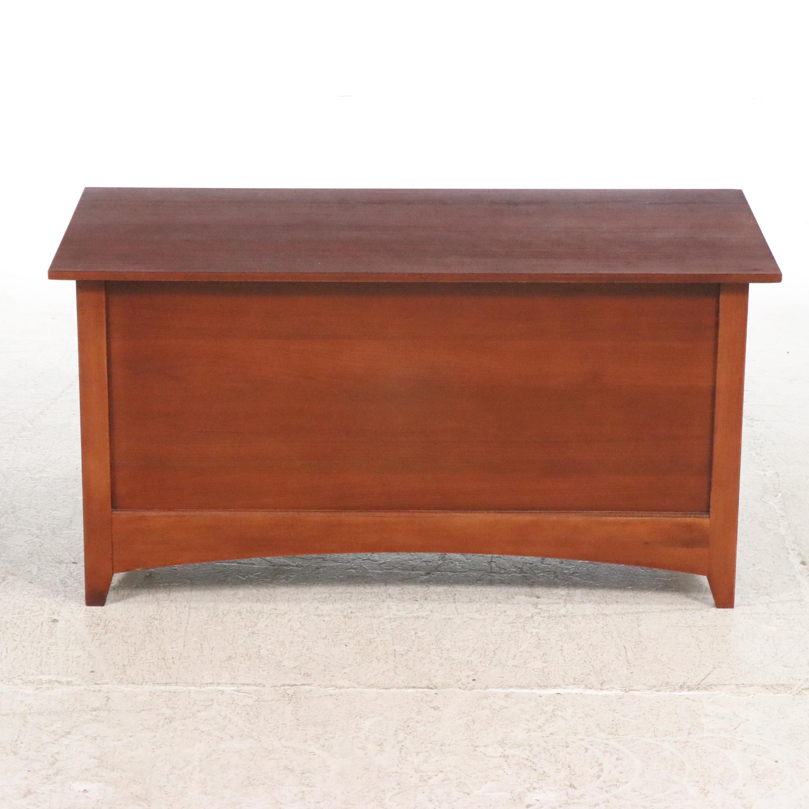 Oki Furniture Fair Shaker Style Cherry and Cedar Blanket Chest