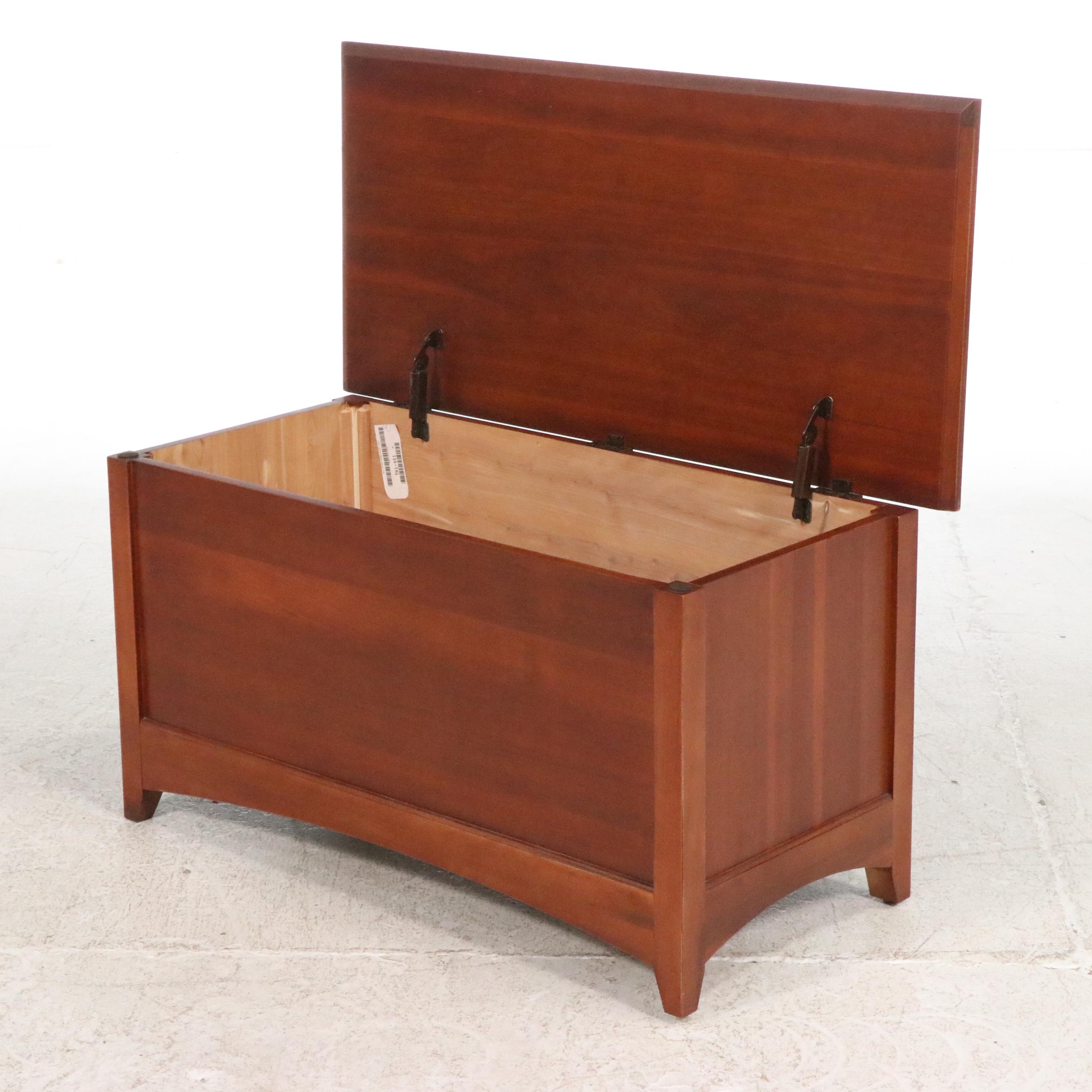 Oki Furniture Fair Shaker Style Cherry and Cedar Blanket Chest