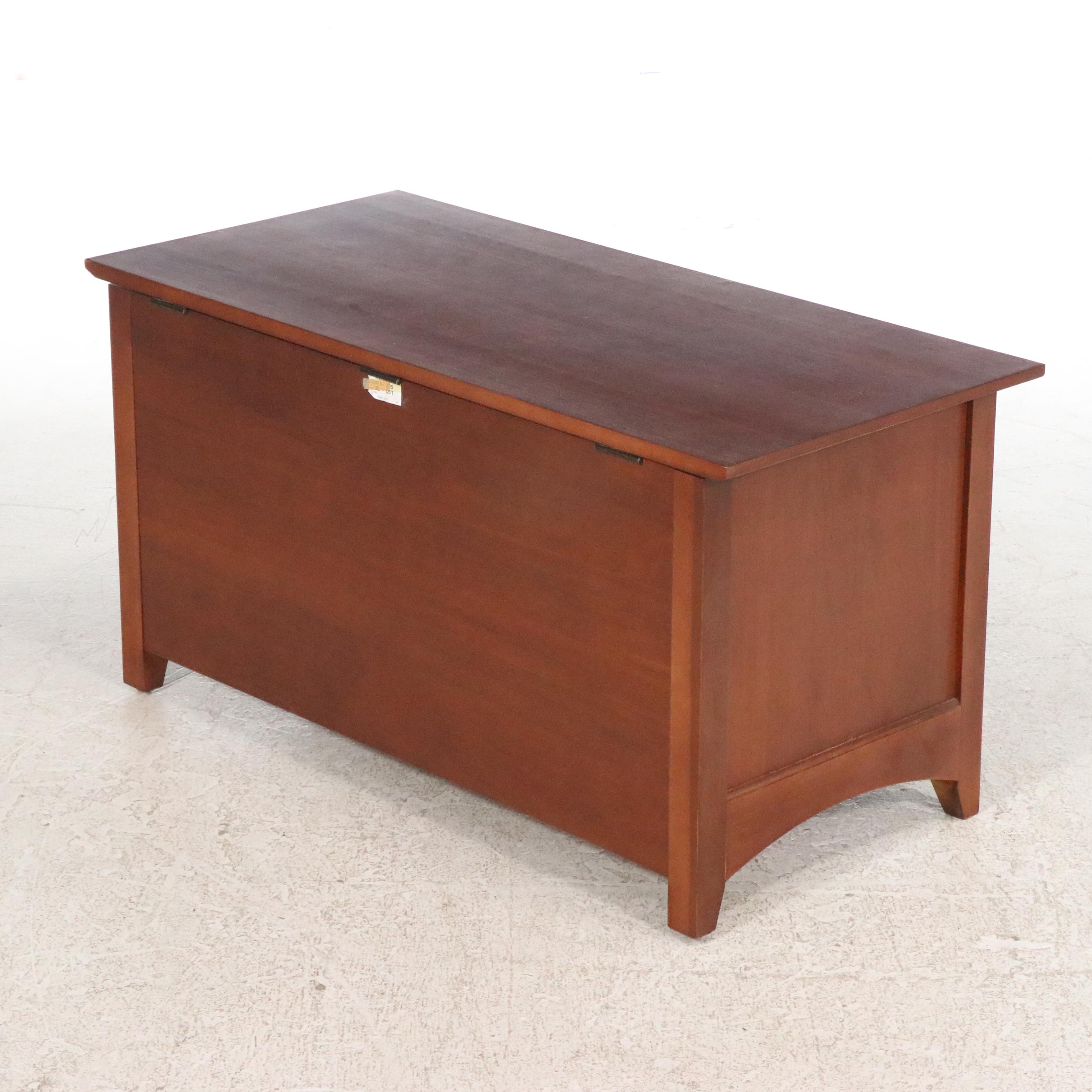 Oki Furniture Fair Shaker Style Cherry and Cedar Blanket Chest