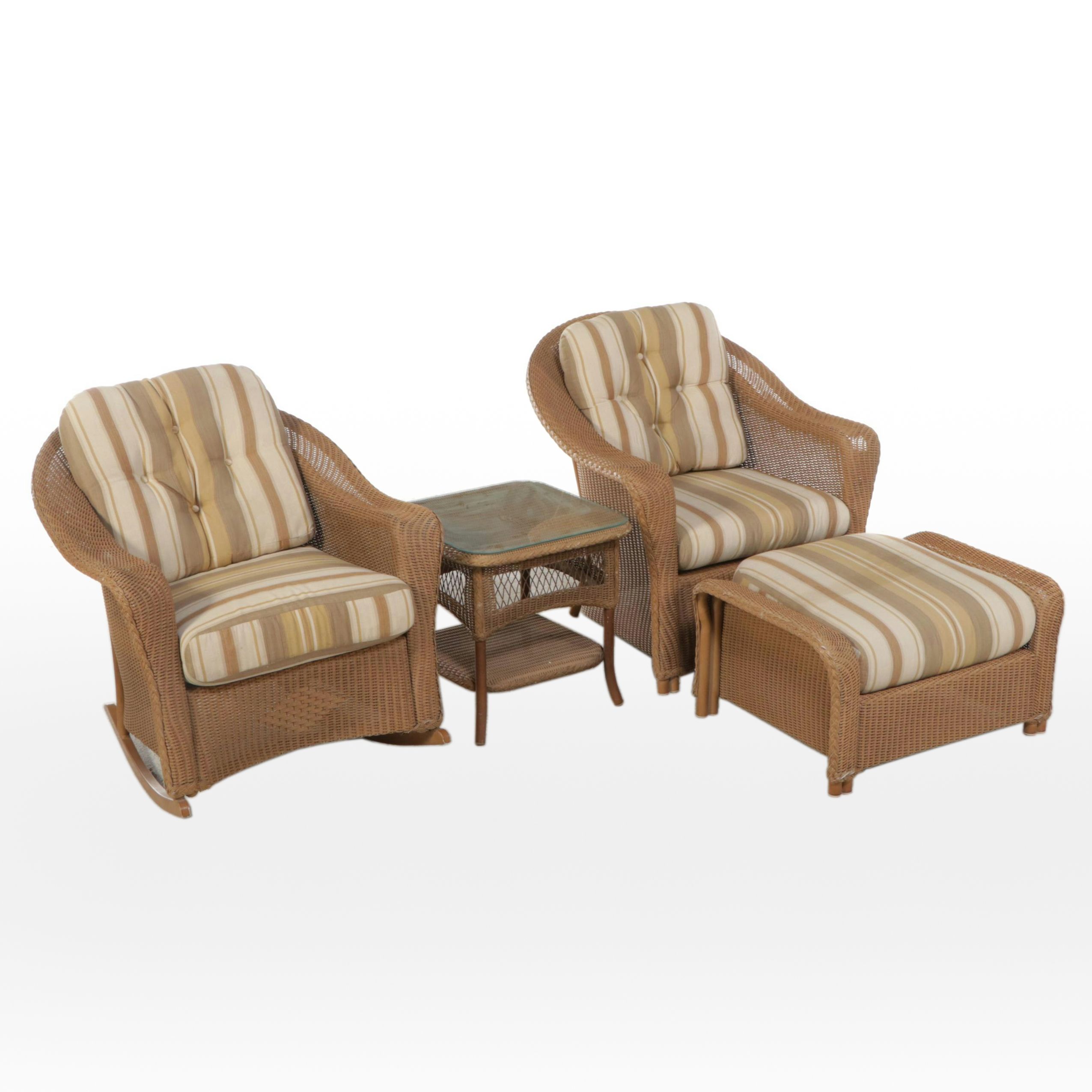 Lloyd Loom for Lloyd/Flanders Wicker Patio Furniture Set