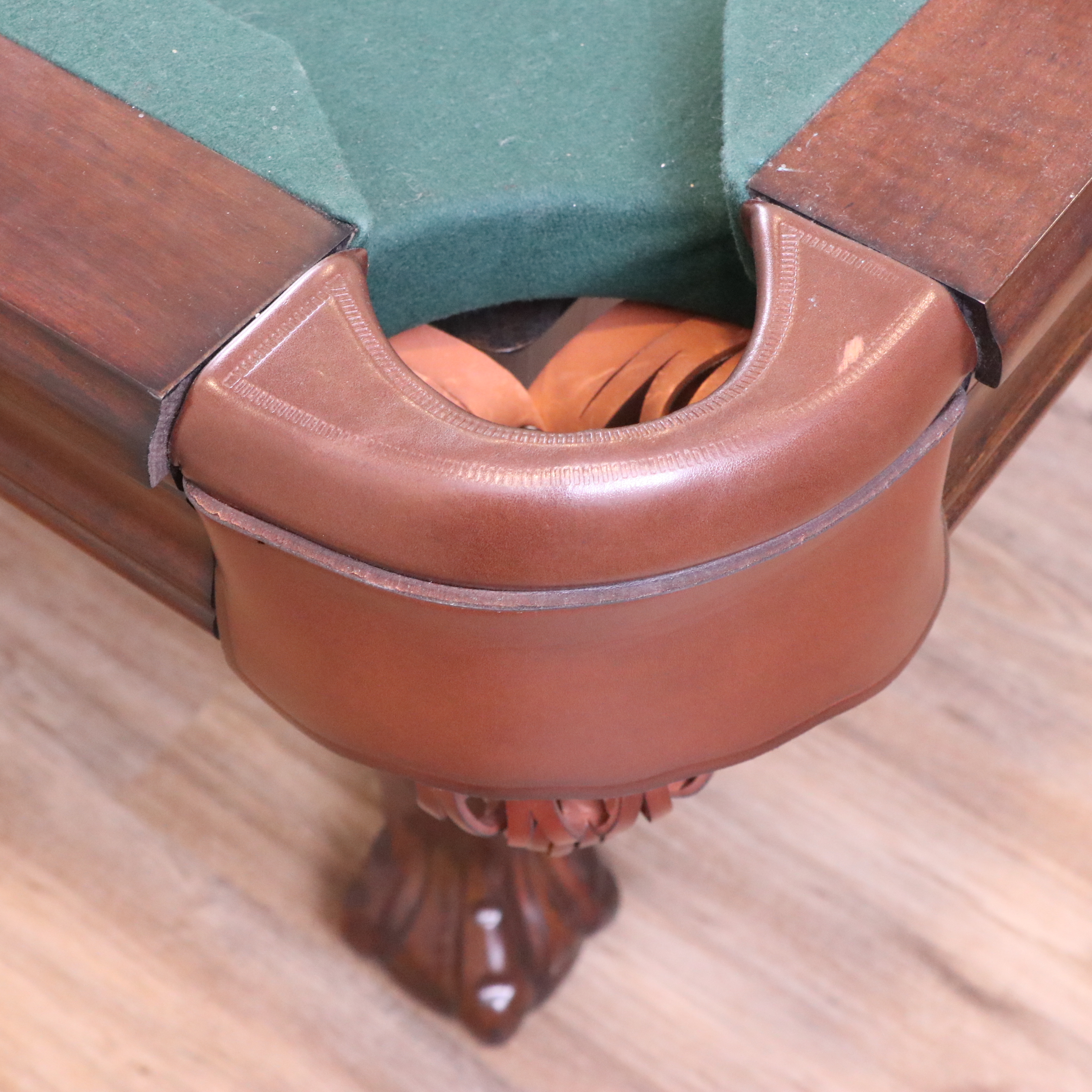 Plank & Hide Co. Billiards Table with Ping-Pong Table Cover and Accessories