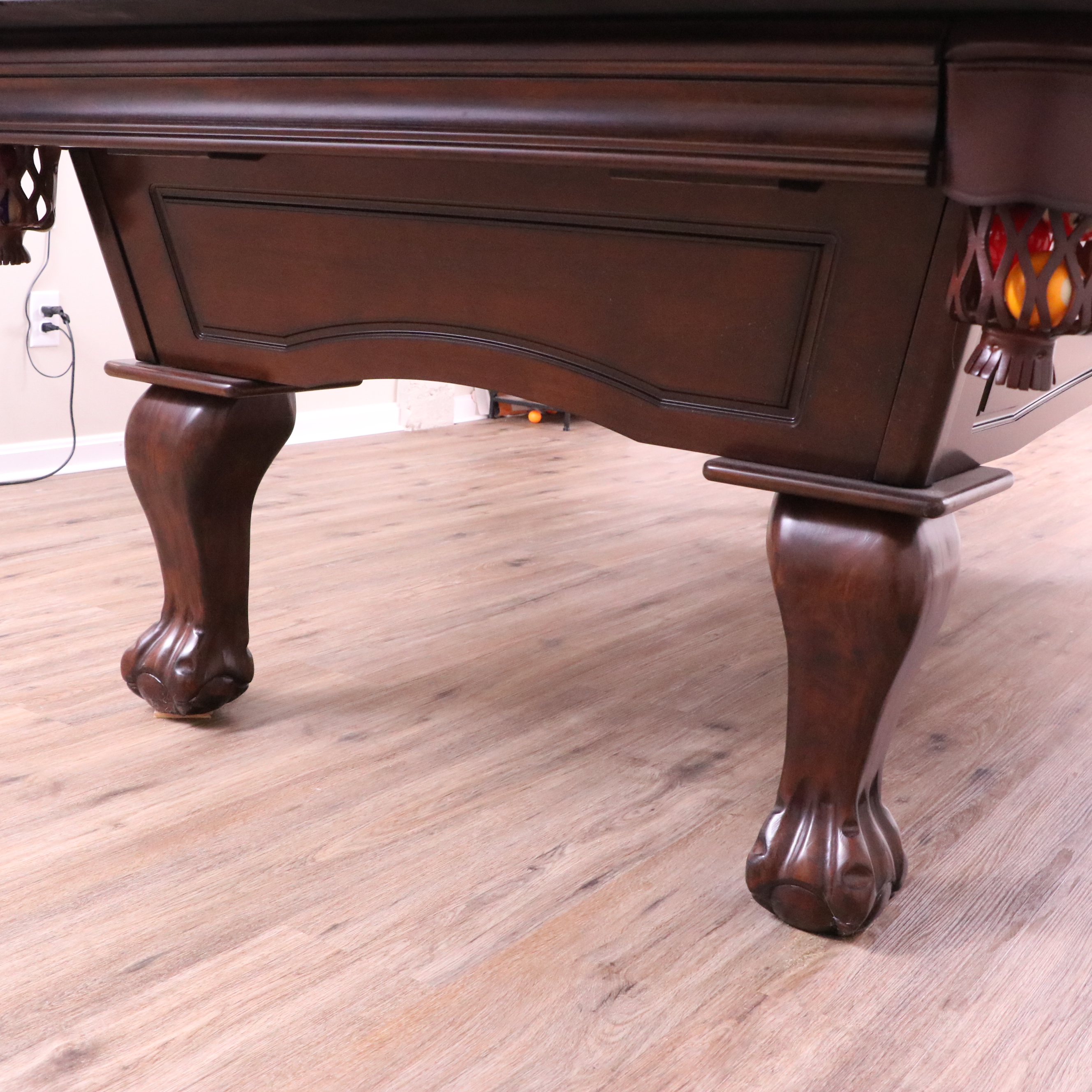 Plank & Hide Co. Billiards Table with Ping-Pong Table Cover and Accessories