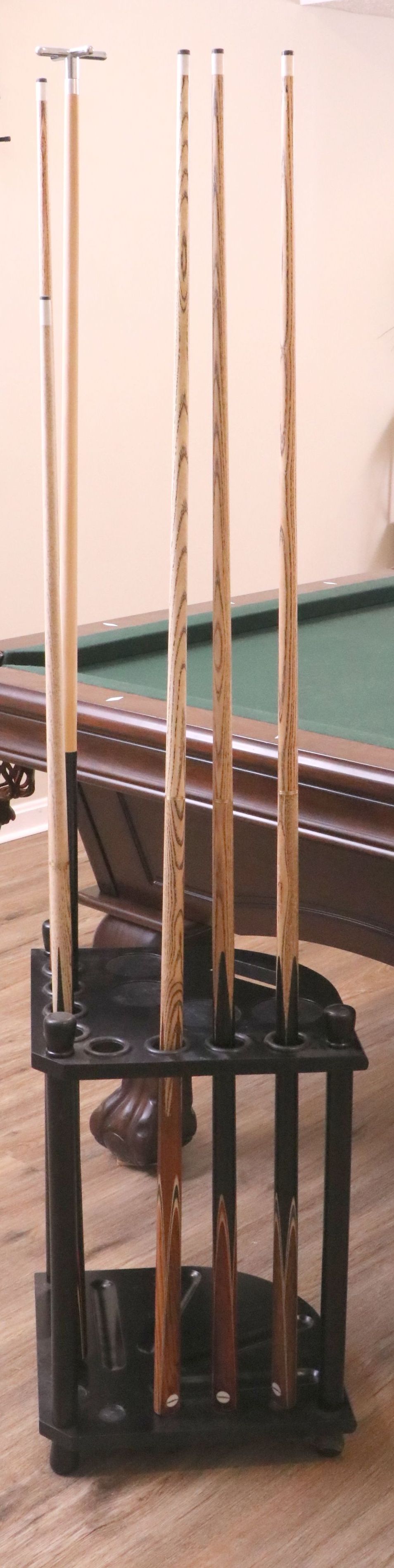 Plank & Hide Co. Billiards Table with Ping-Pong Table Cover and Accessories