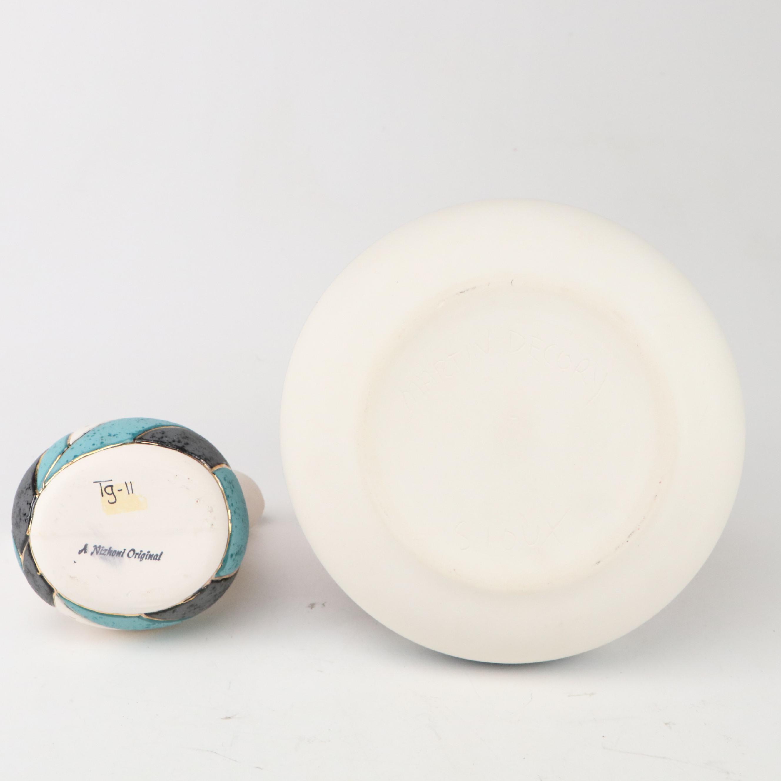 Nizhoni Pottery Wedding Vase with  Martin Decory Sioux Pastel Vase and More