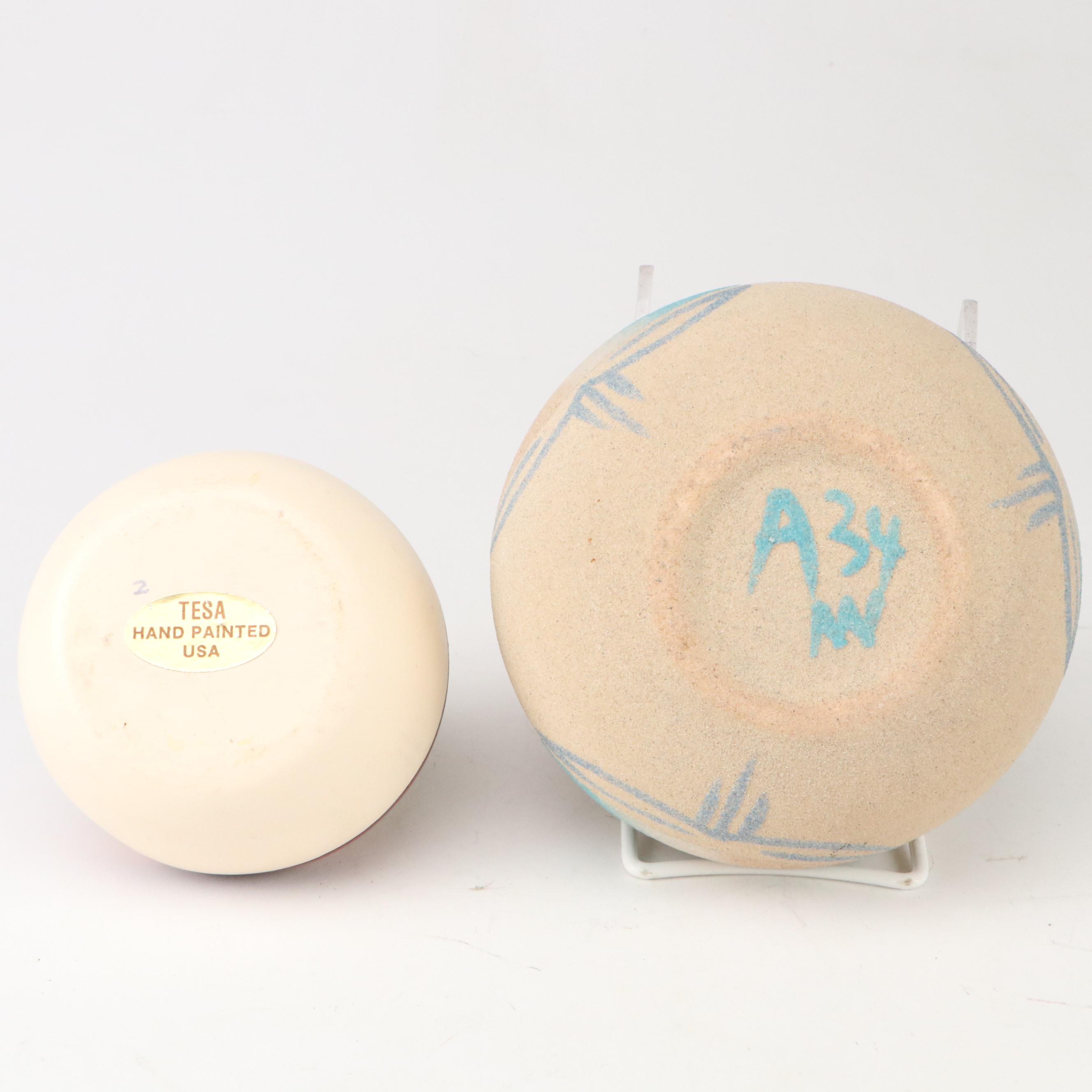 Nizhoni Pottery Wedding Vase with  Martin Decory Sioux Pastel Vase and More