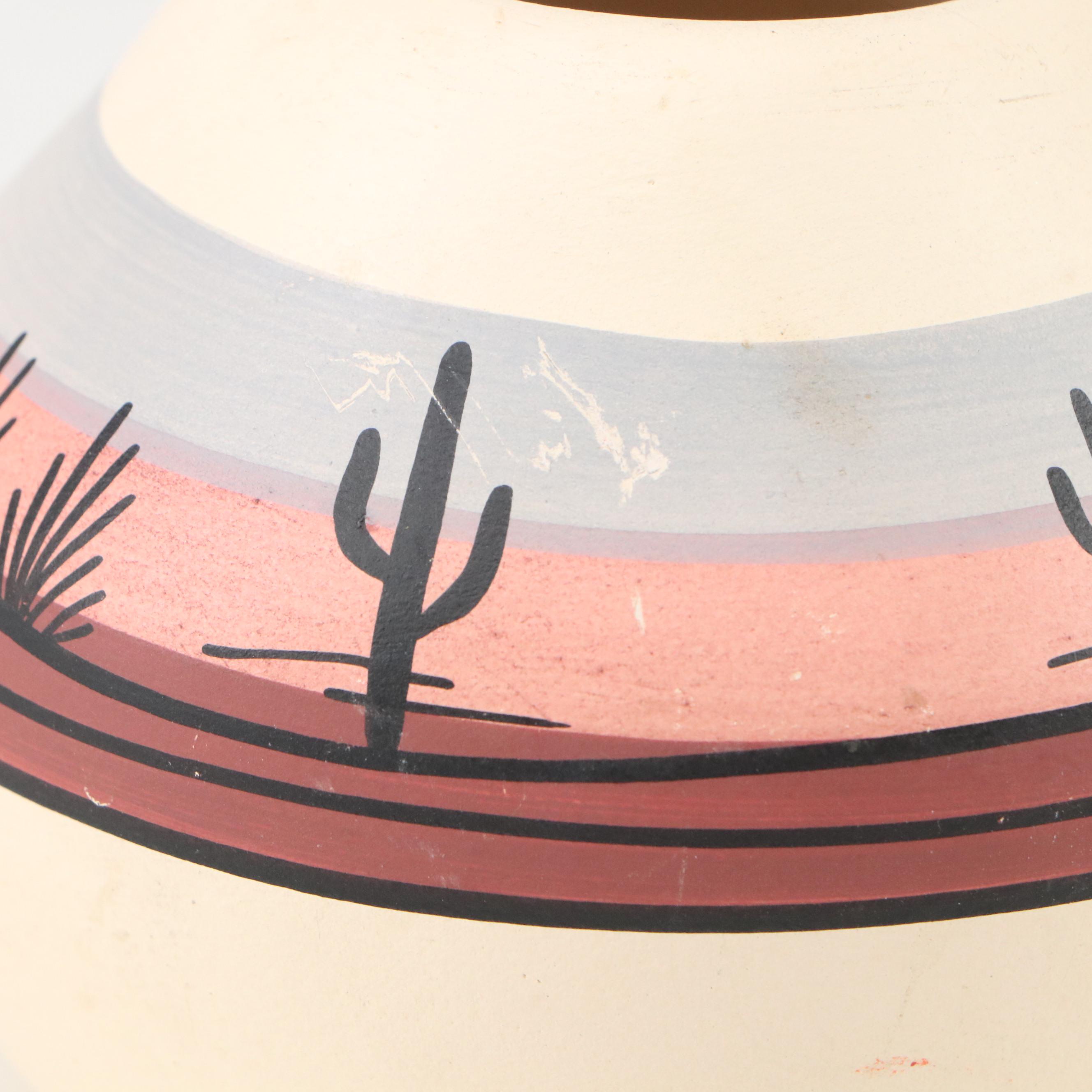 Nizhoni Pottery Wedding Vase with  Martin Decory Sioux Pastel Vase and More