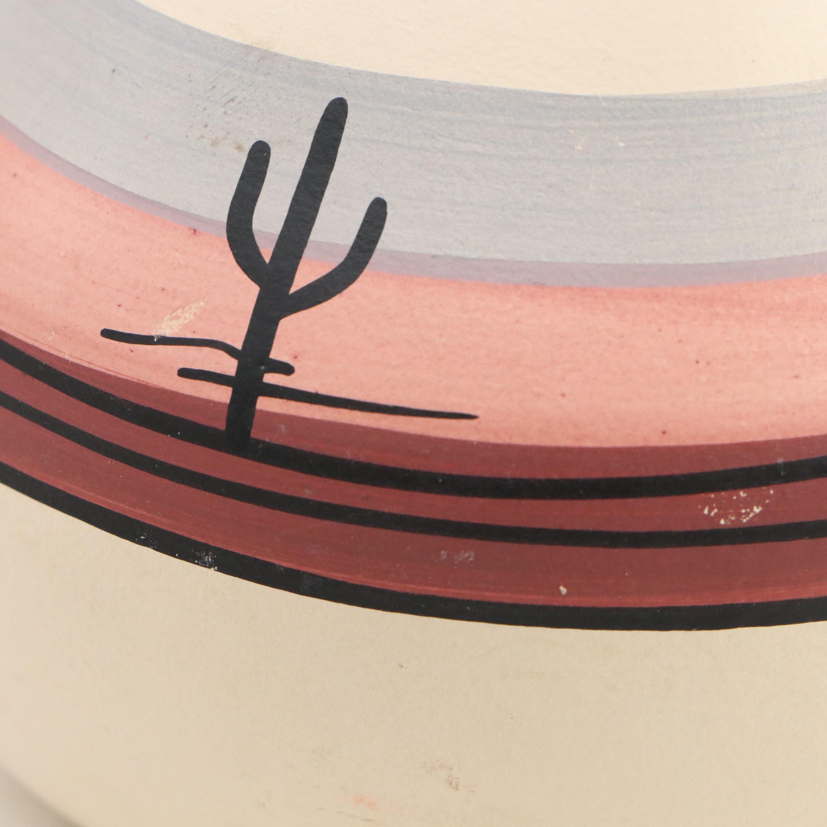 Nizhoni Pottery Wedding Vase with  Martin Decory Sioux Pastel Vase and More