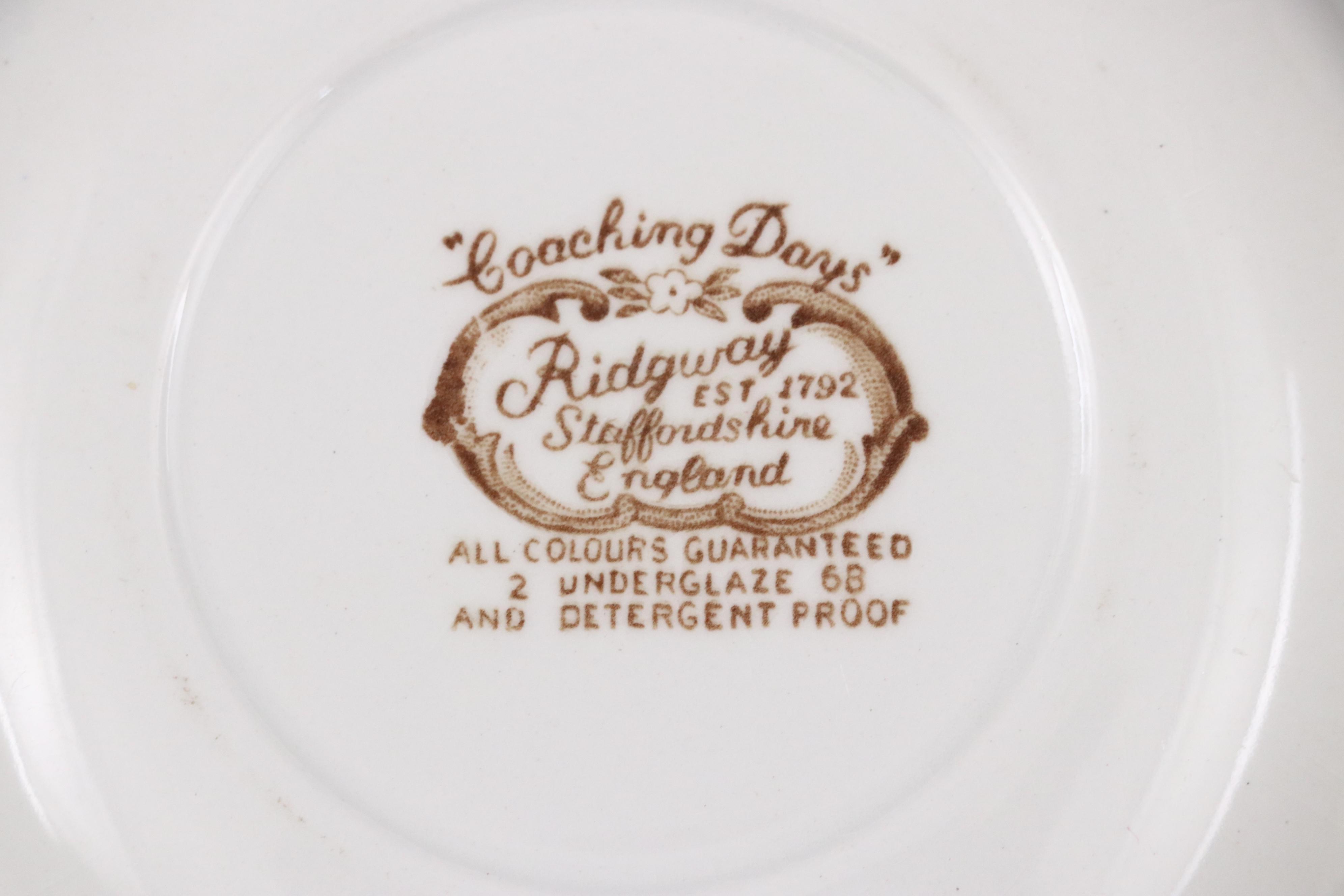 Williamsburg Restoration ODU Delft Cainsters with Other English Plates
