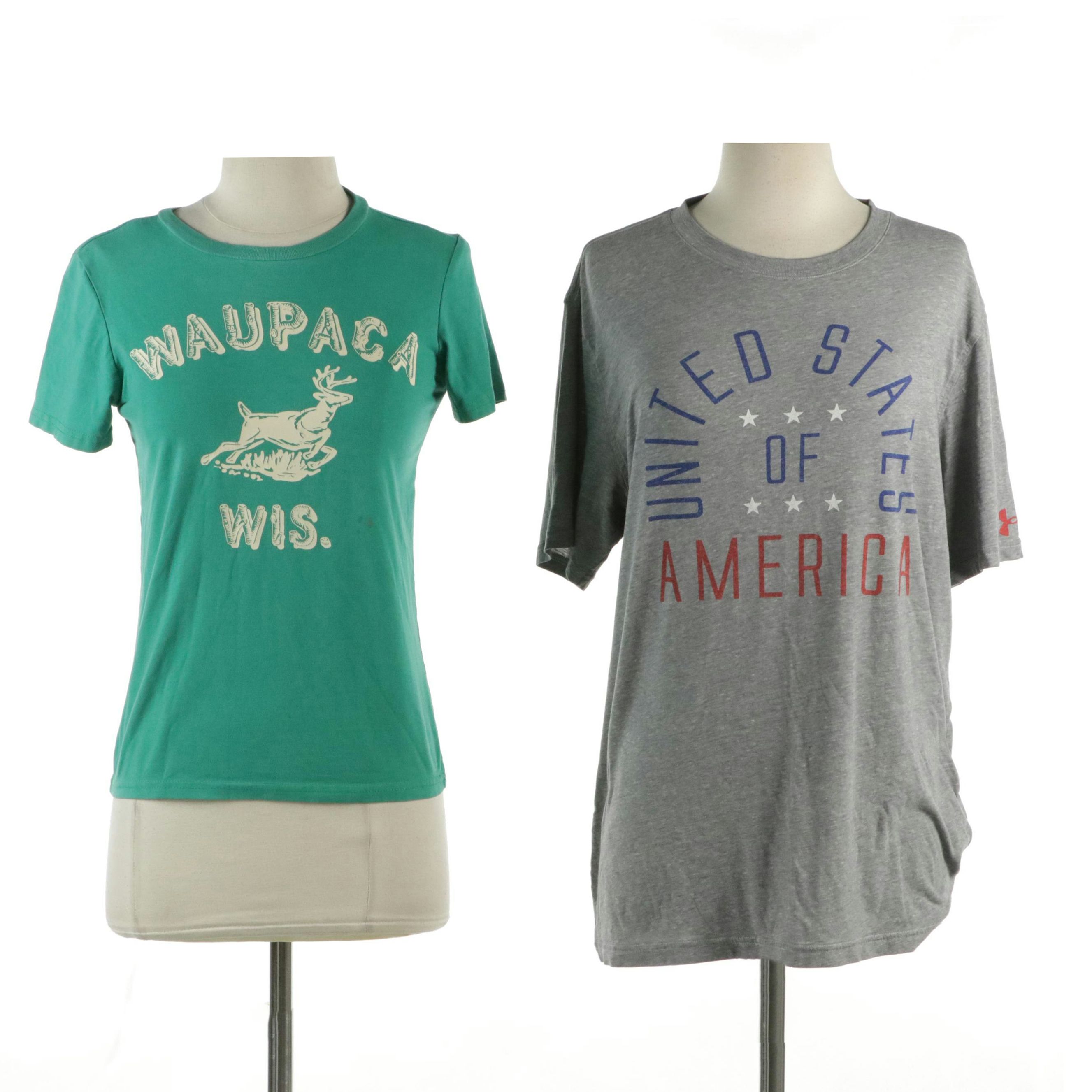 Under Armour "United States of America" & Netflix "Stranger Things" T-Shirts