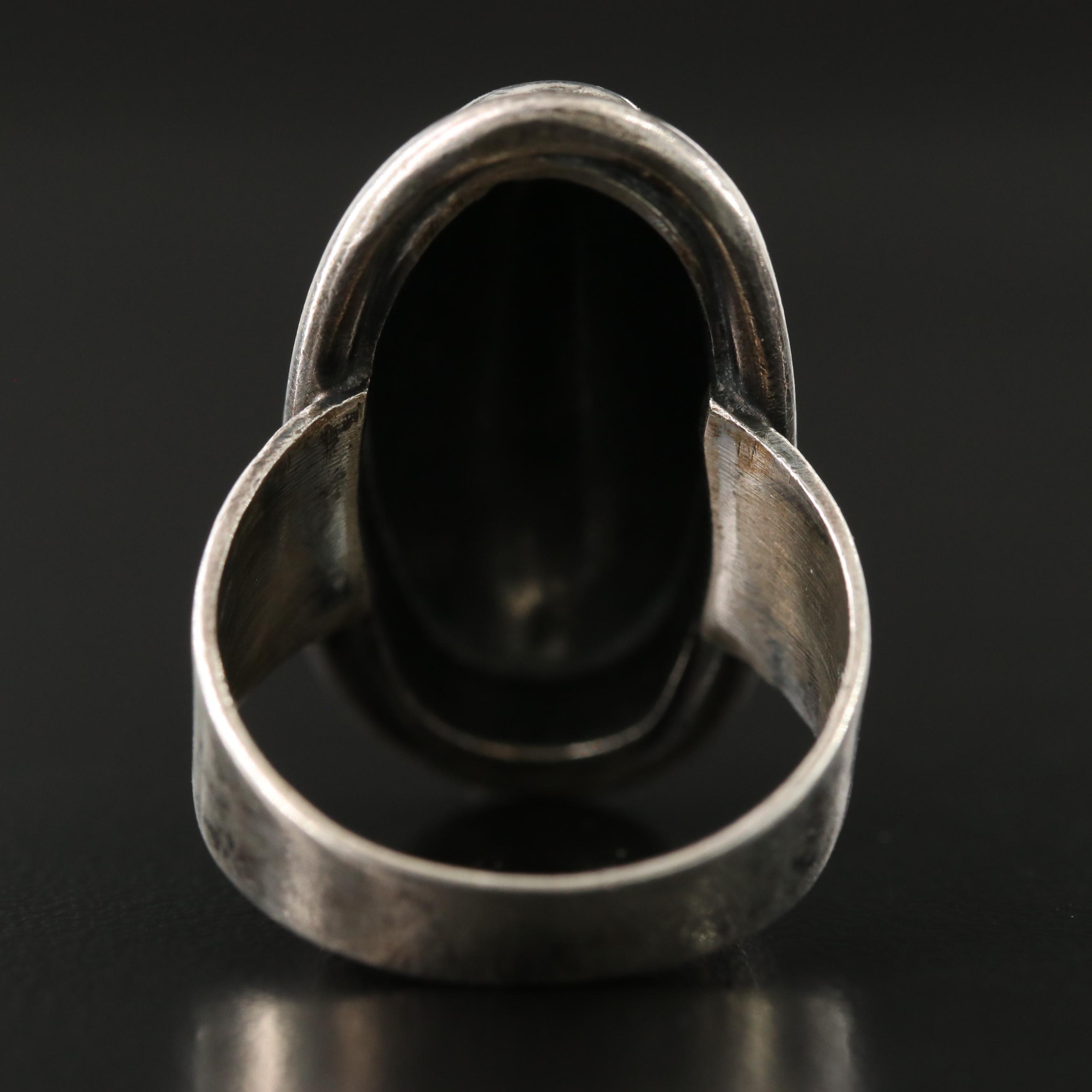 Danish Sterling Oval Ring