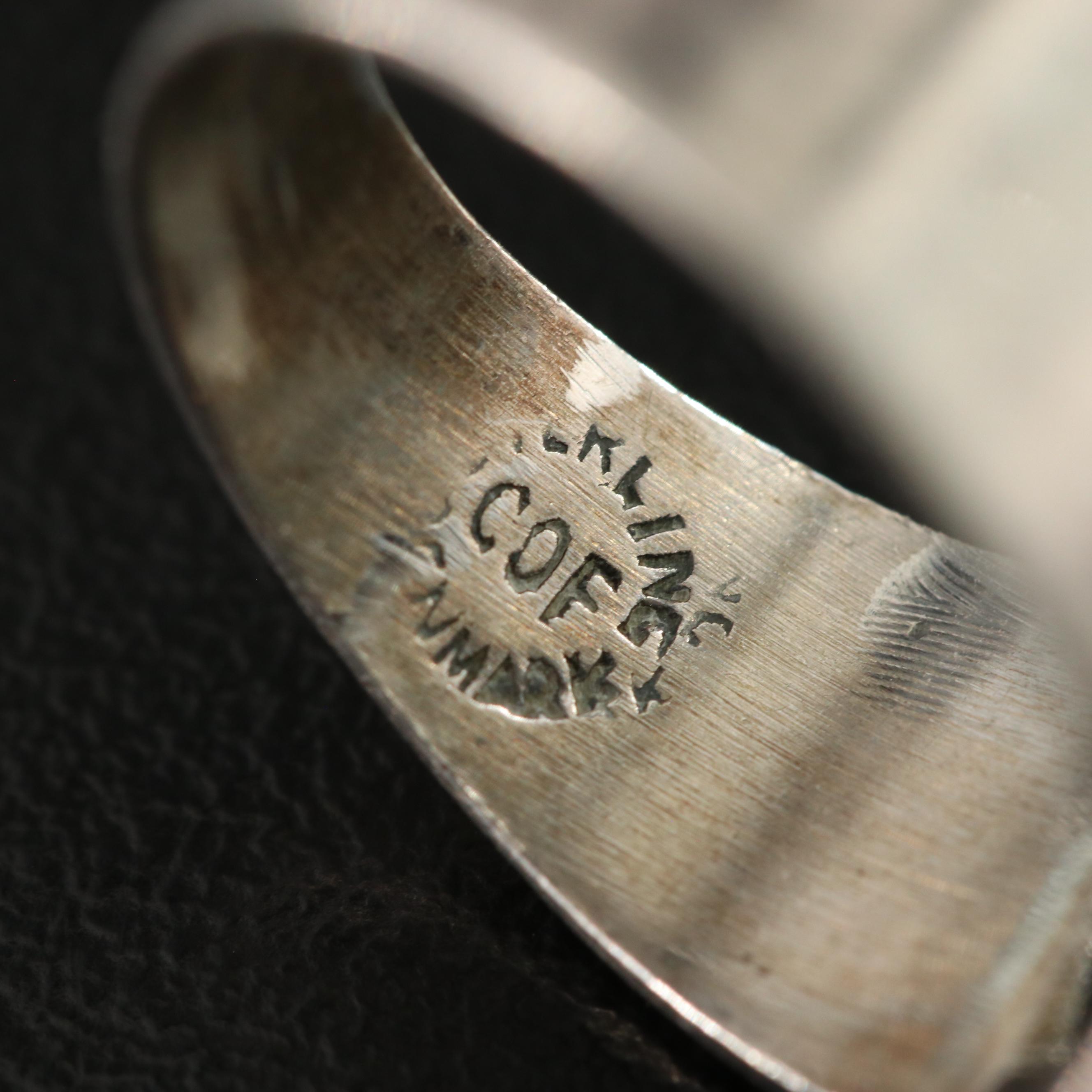 Danish Sterling Oval Ring
