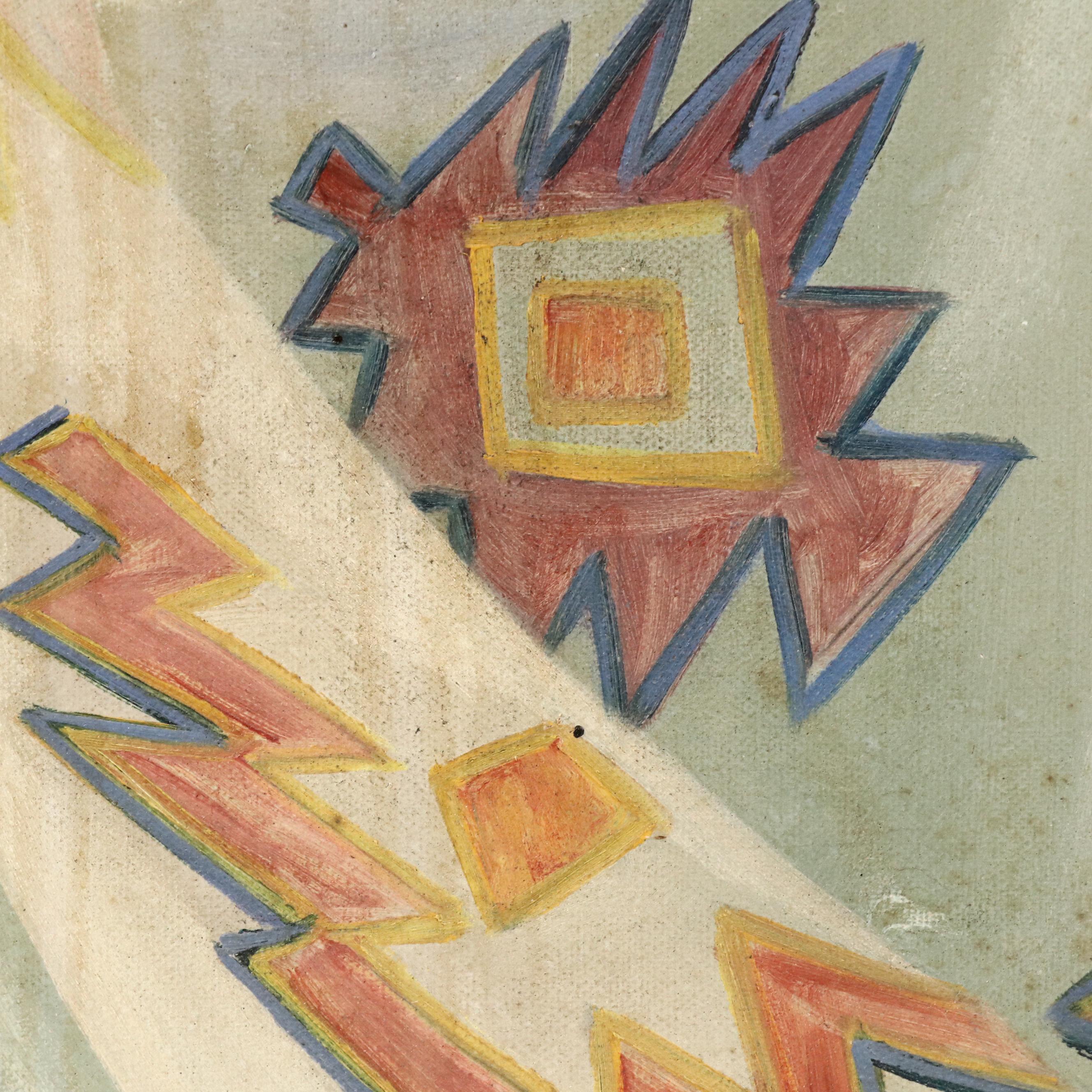 Z. Garcia Oil Painting Portrait of Indigenous Person