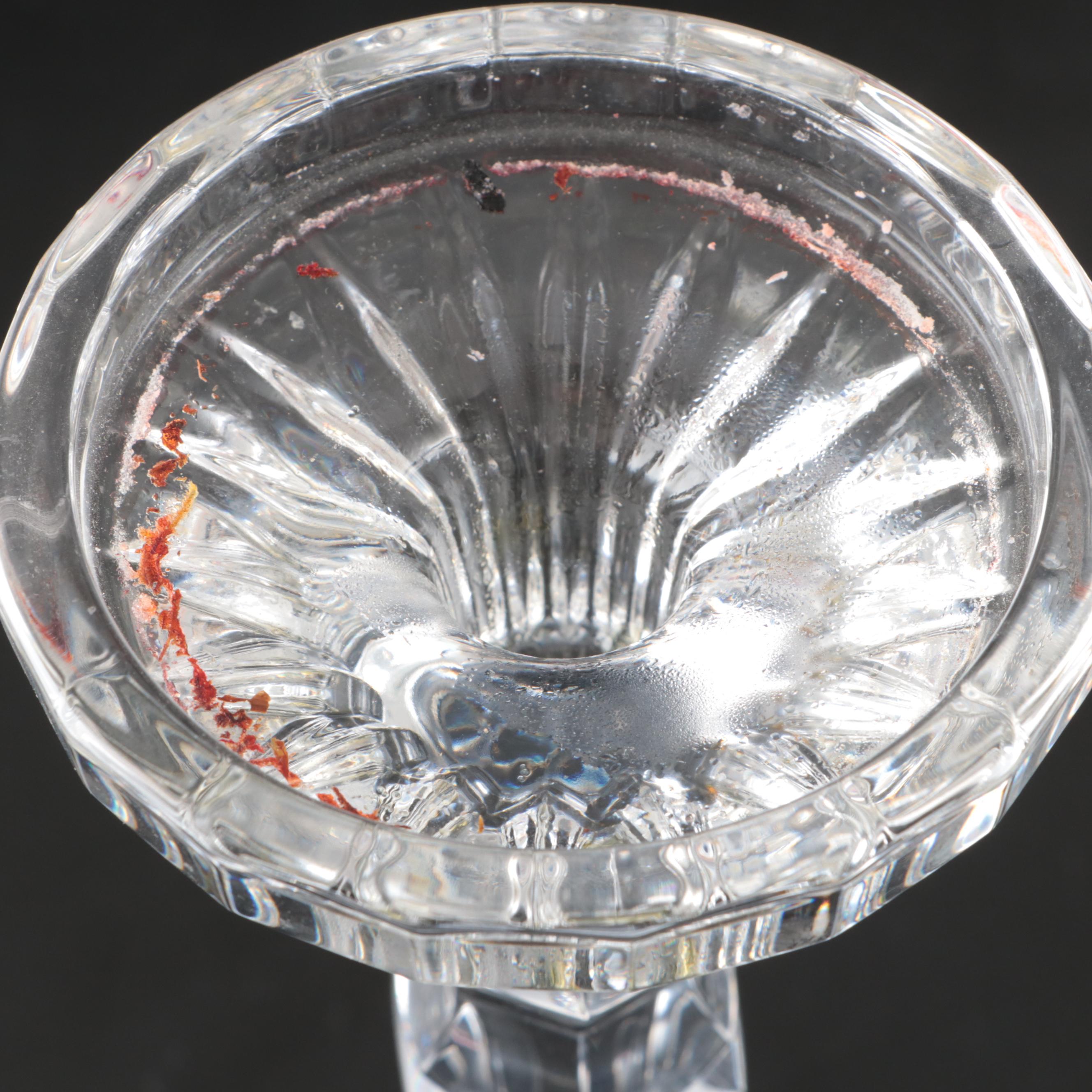 Waterford "Lismore" and Mikasa Crystal Candle Holders