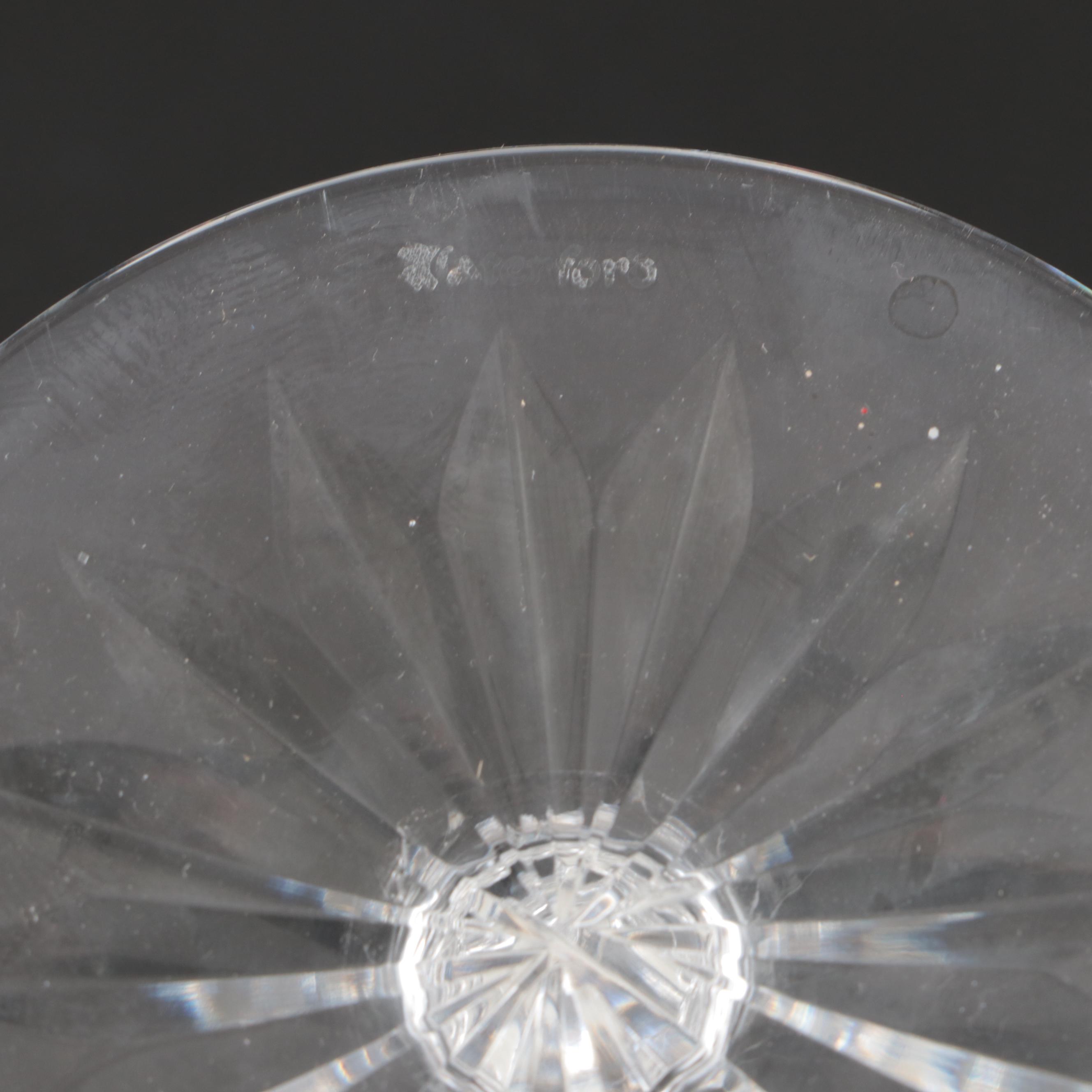 Waterford "Lismore" and Mikasa Crystal Candle Holders