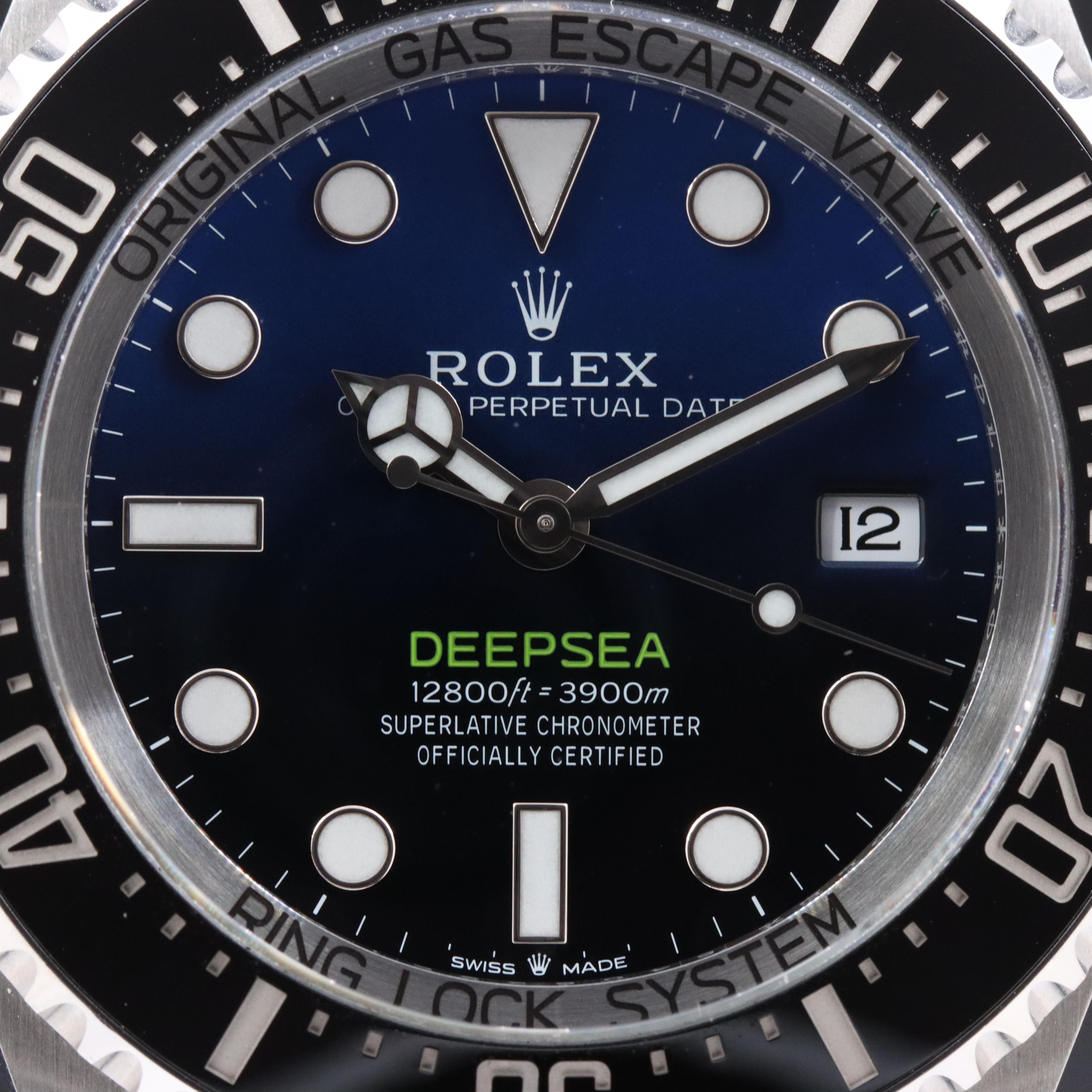 Rolex Sea-Dweller Deepsea 136660 Blue/Black 44mm Steel Automatic Watch 2024