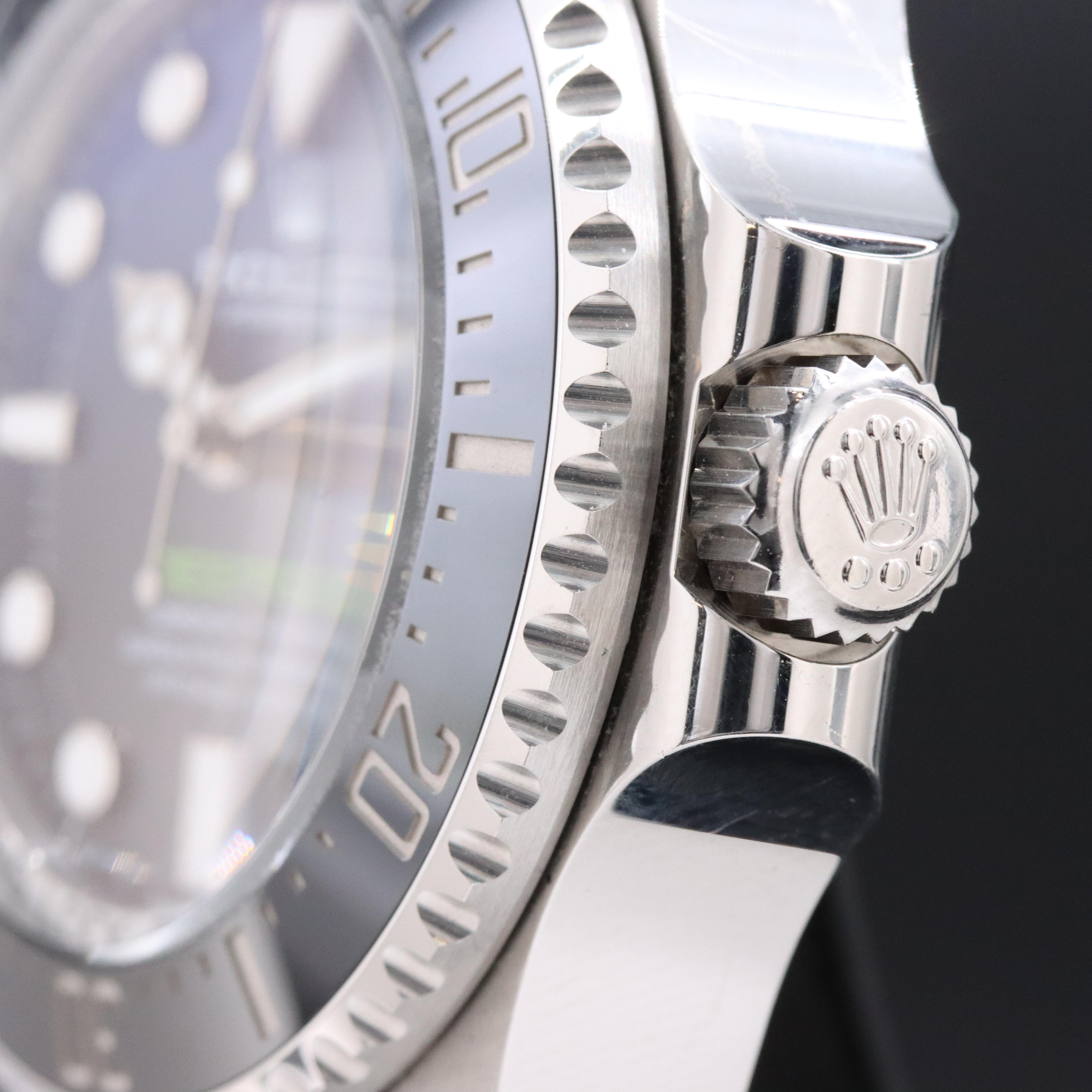 Rolex Sea-Dweller Deepsea 136660 Blue/Black 44mm Steel Automatic Watch 2024