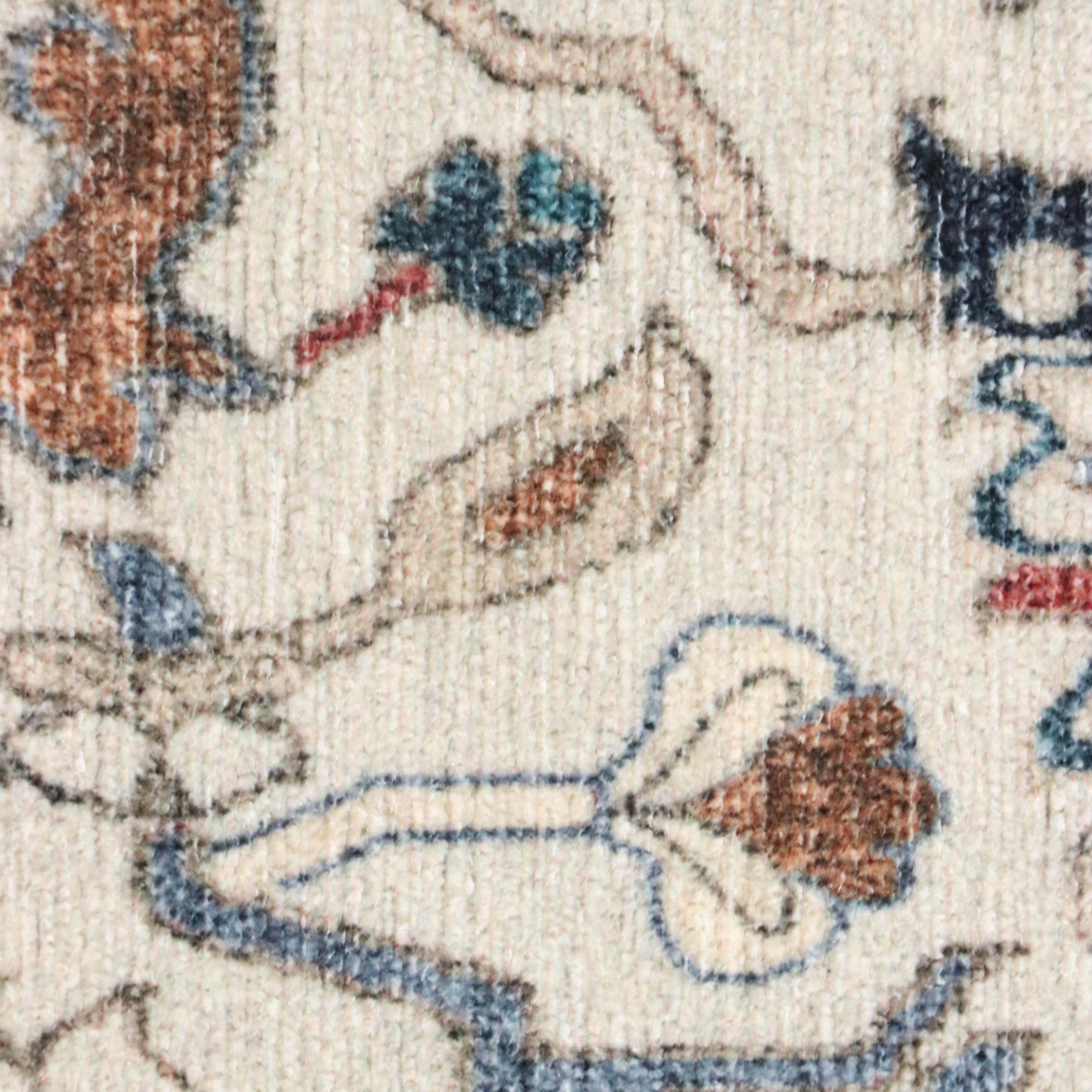 6'1 x 8'11 Machine Made Ruggable Area Rug with Base