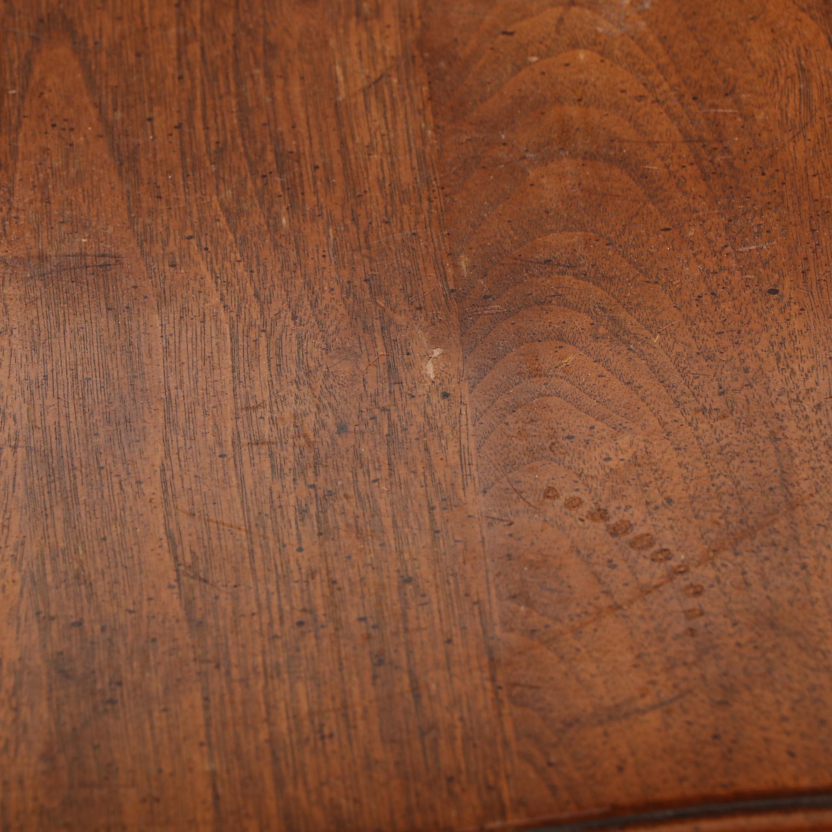 Davis French Provincial Style Pecan End Table, Mid to Late 20th Century