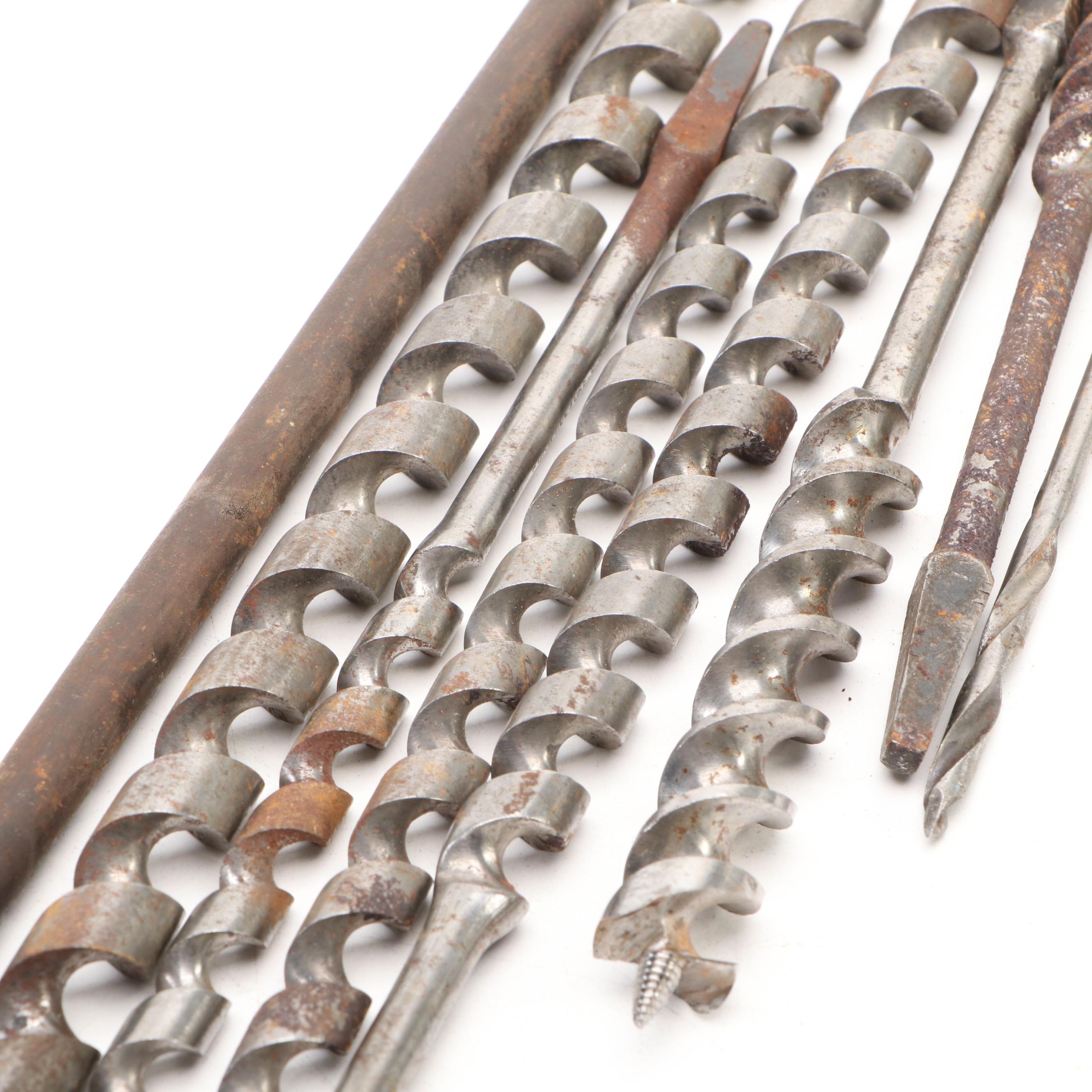 Hand Drills and Brace Drills with Auger Drill Bits