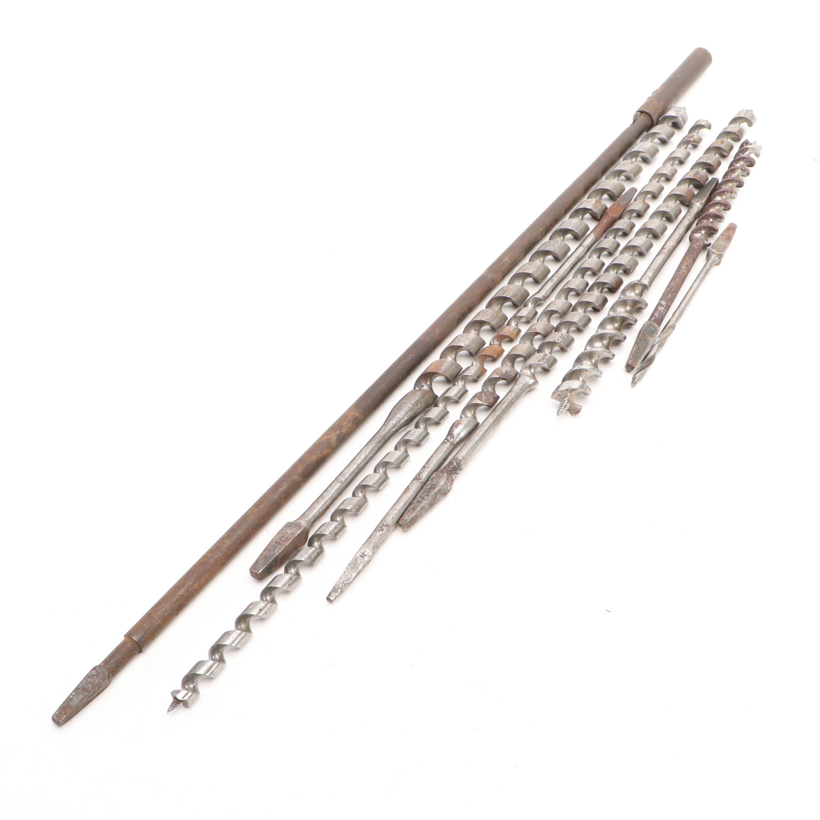 Hand Drills and Brace Drills with Auger Drill Bits