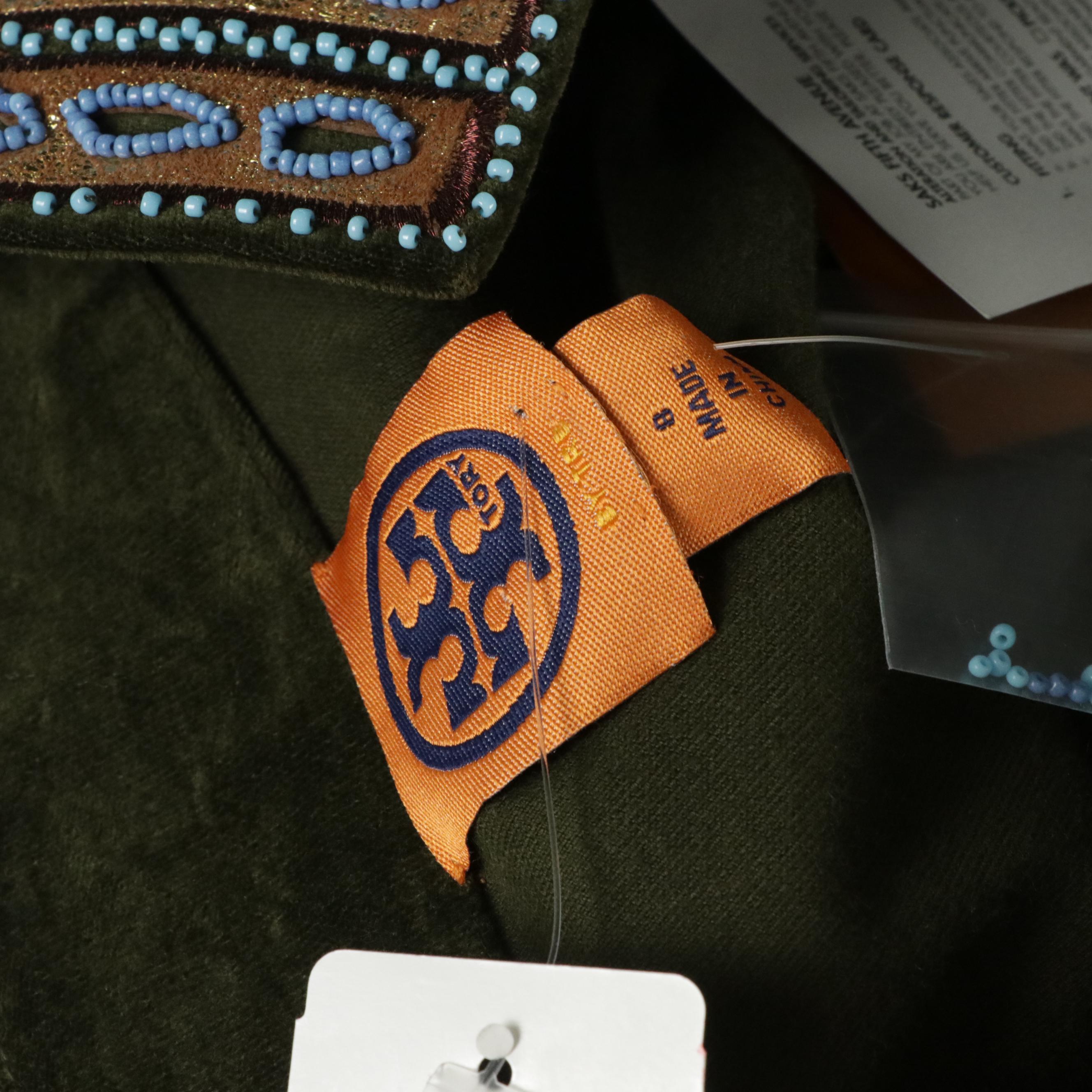 Tory Burch Beaded and Embroidered Tunic Dresses/Tops