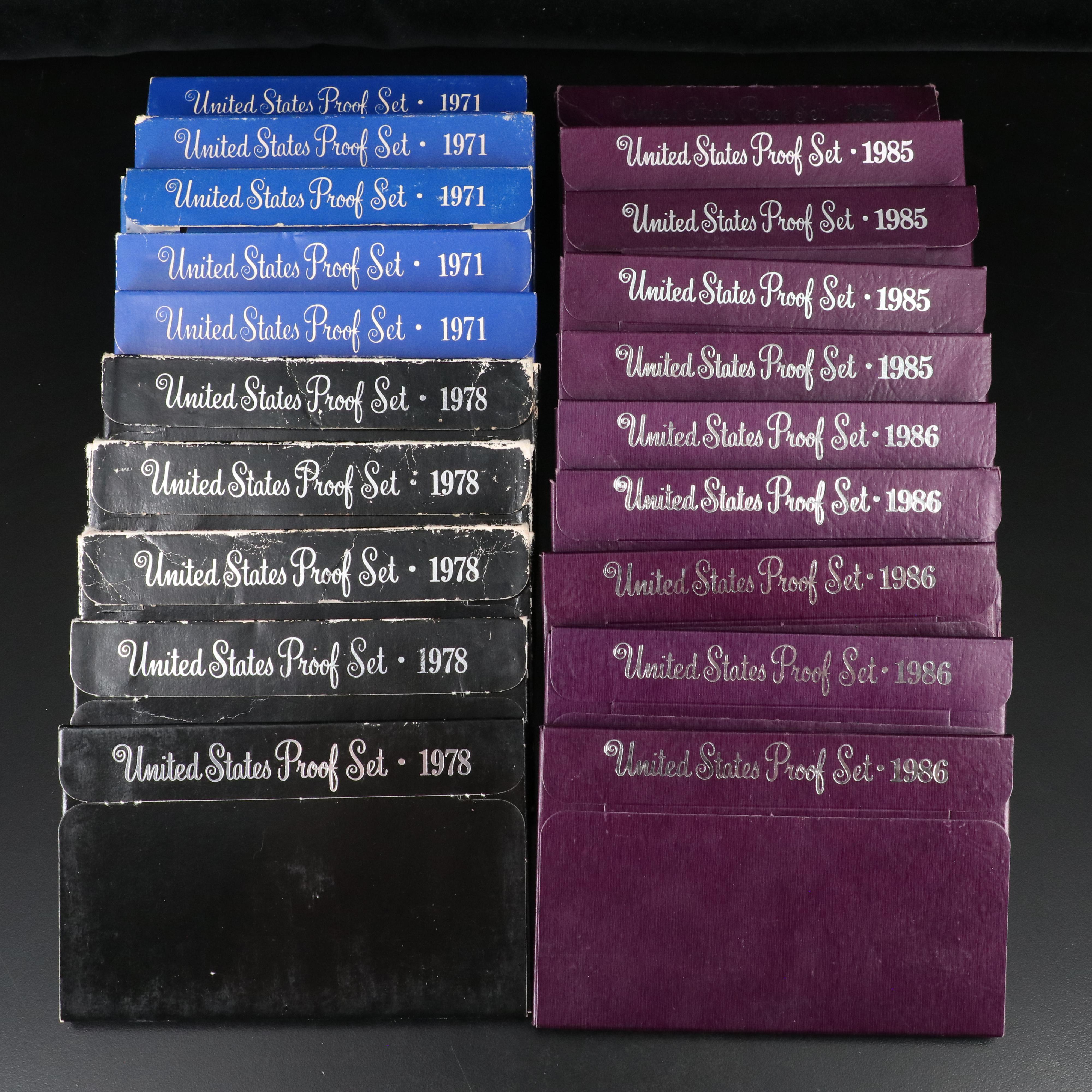 Twenty United States Modern Proof Sets