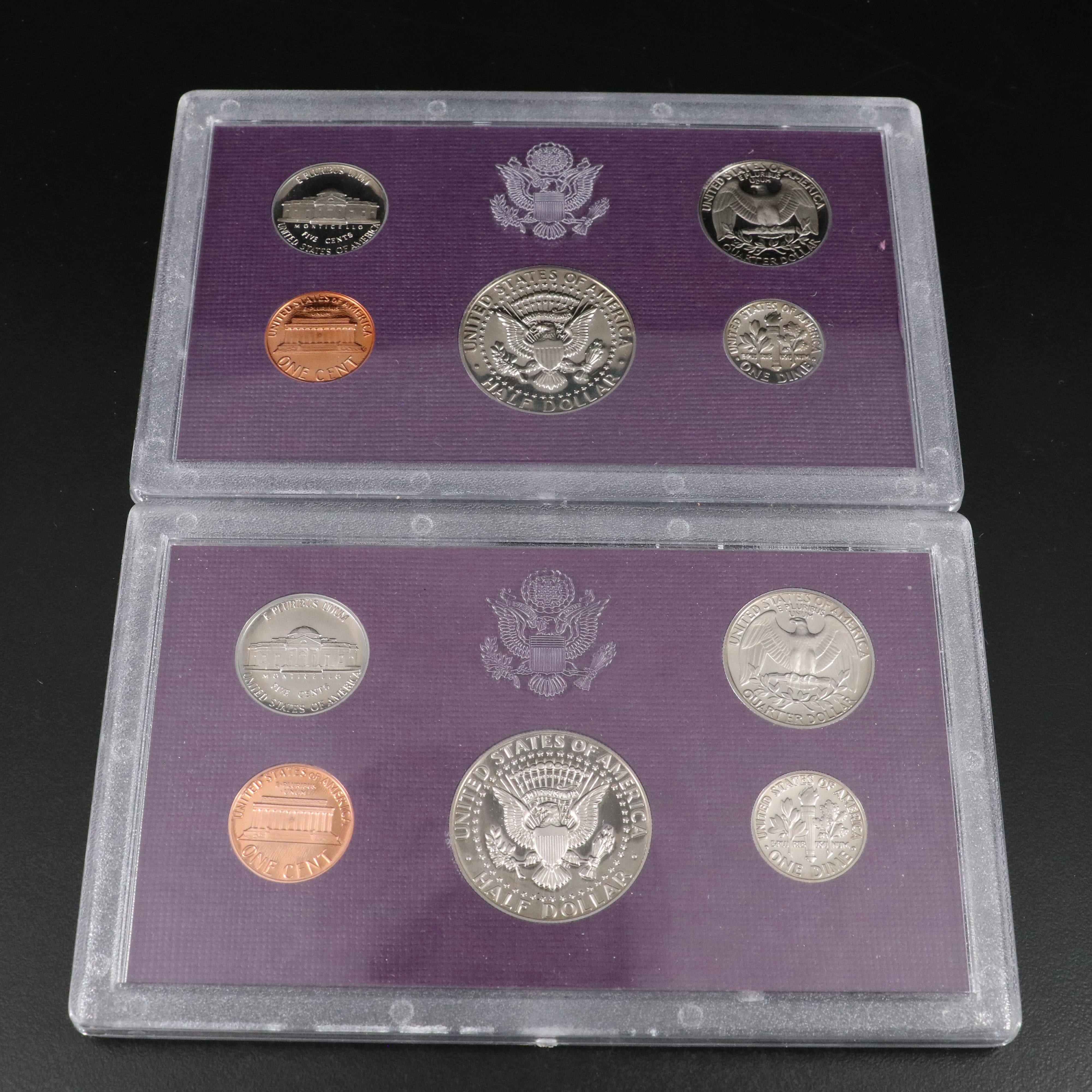 Twenty United States Modern Proof Sets