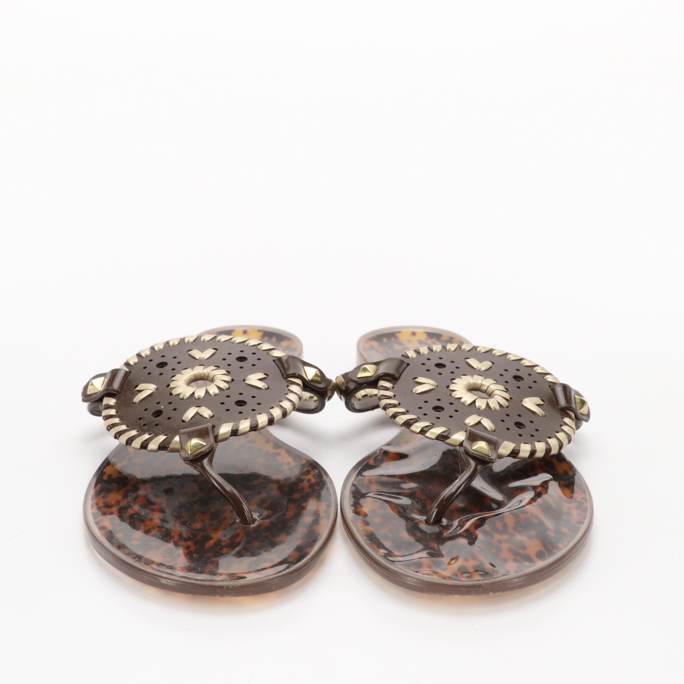 Tory Burch Miller Thong Sandals and Flats with Jack Rodgers Georgia Jelly Sandal