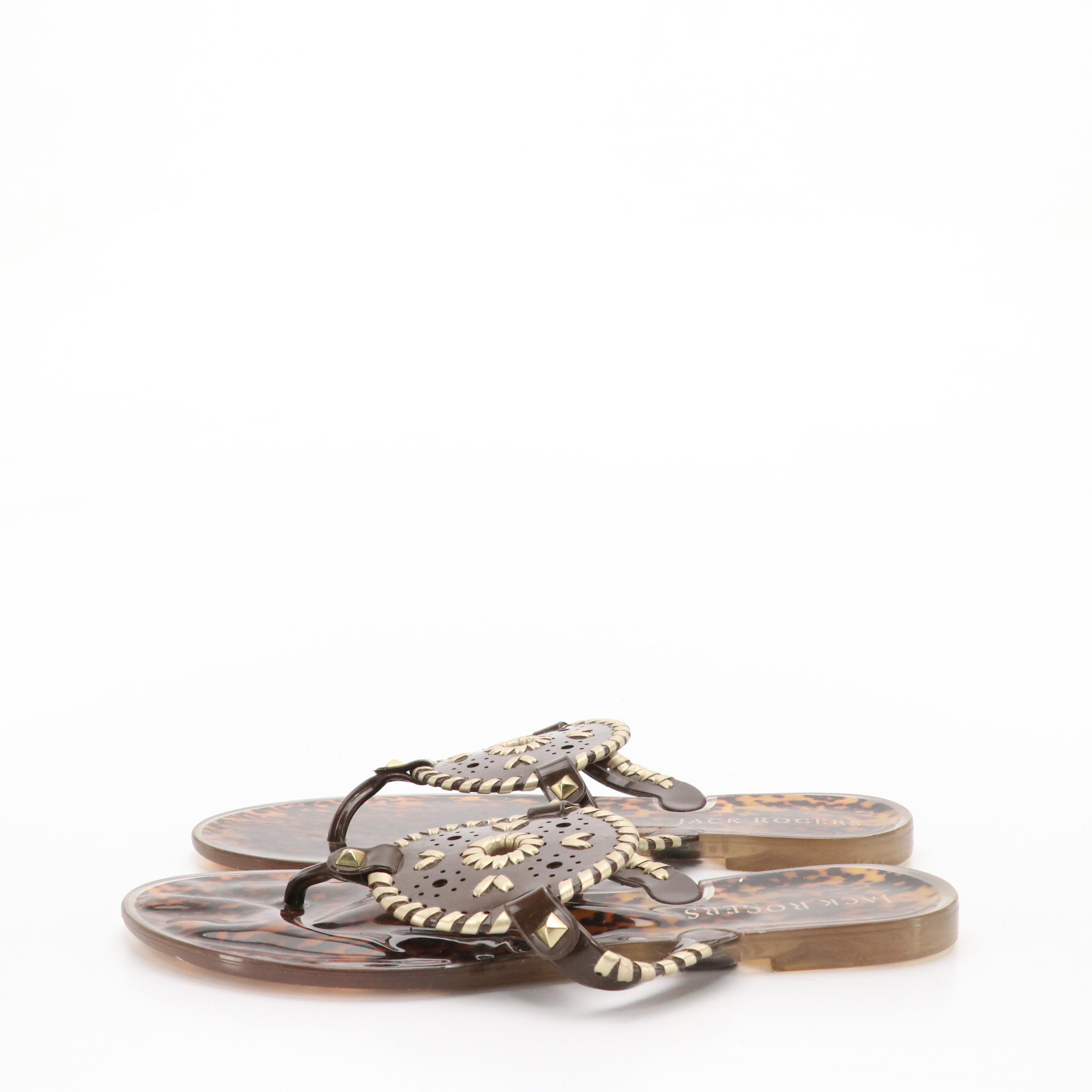 Tory Burch Miller Thong Sandals and Flats with Jack Rodgers Georgia Jelly Sandal