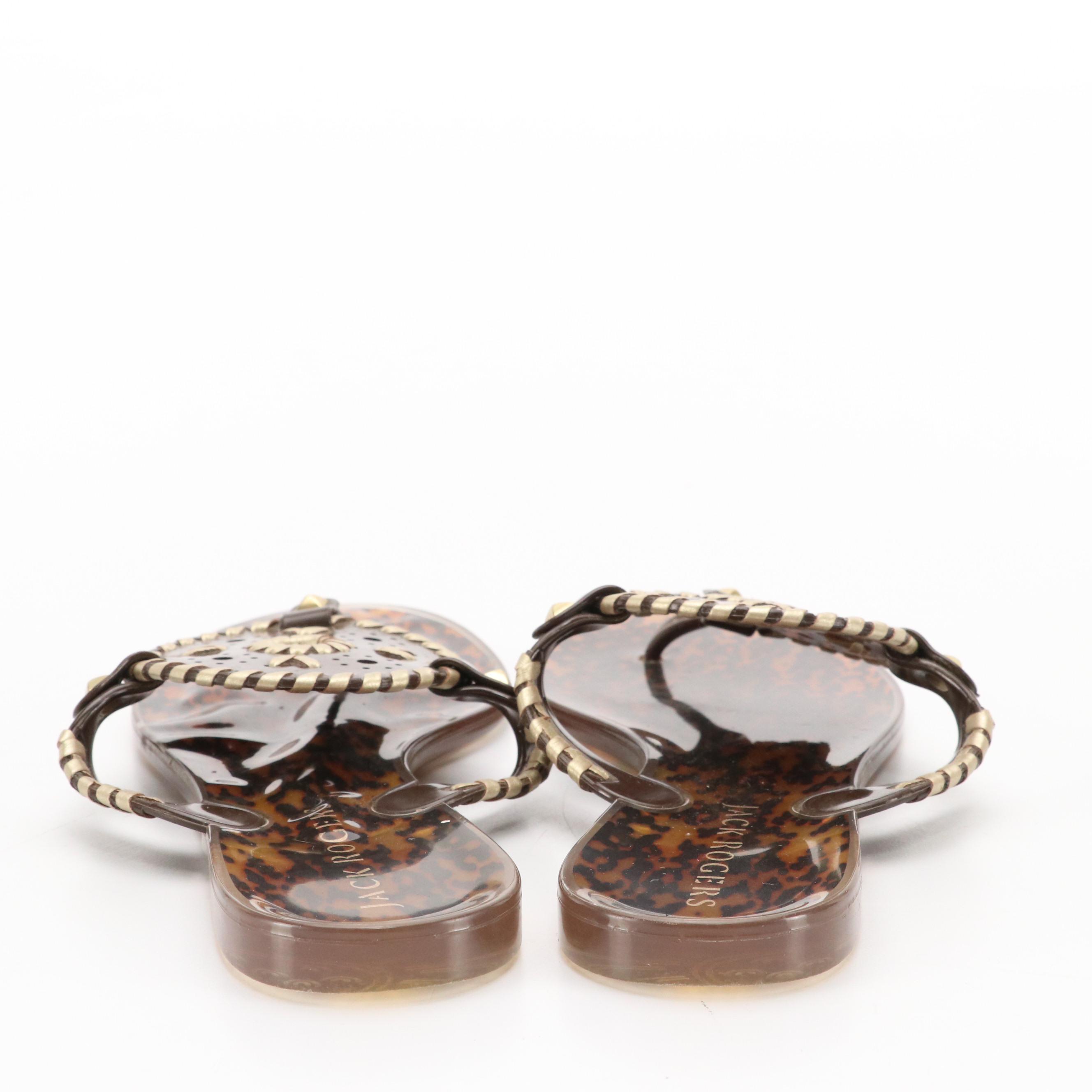 Tory Burch Miller Thong Sandals and Flats with Jack Rodgers Georgia Jelly Sandal