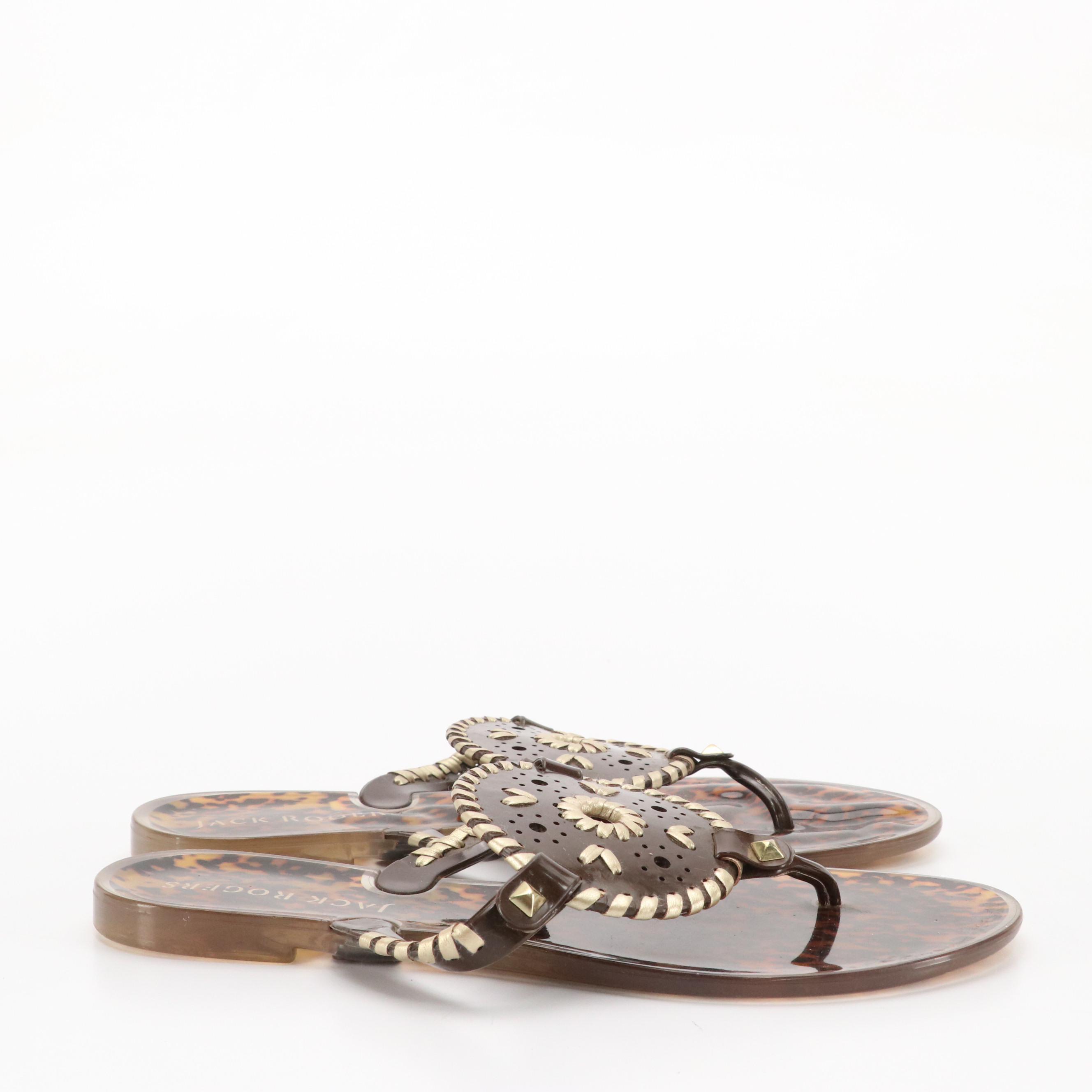 Tory Burch Miller Thong Sandals and Flats with Jack Rodgers Georgia Jelly Sandal