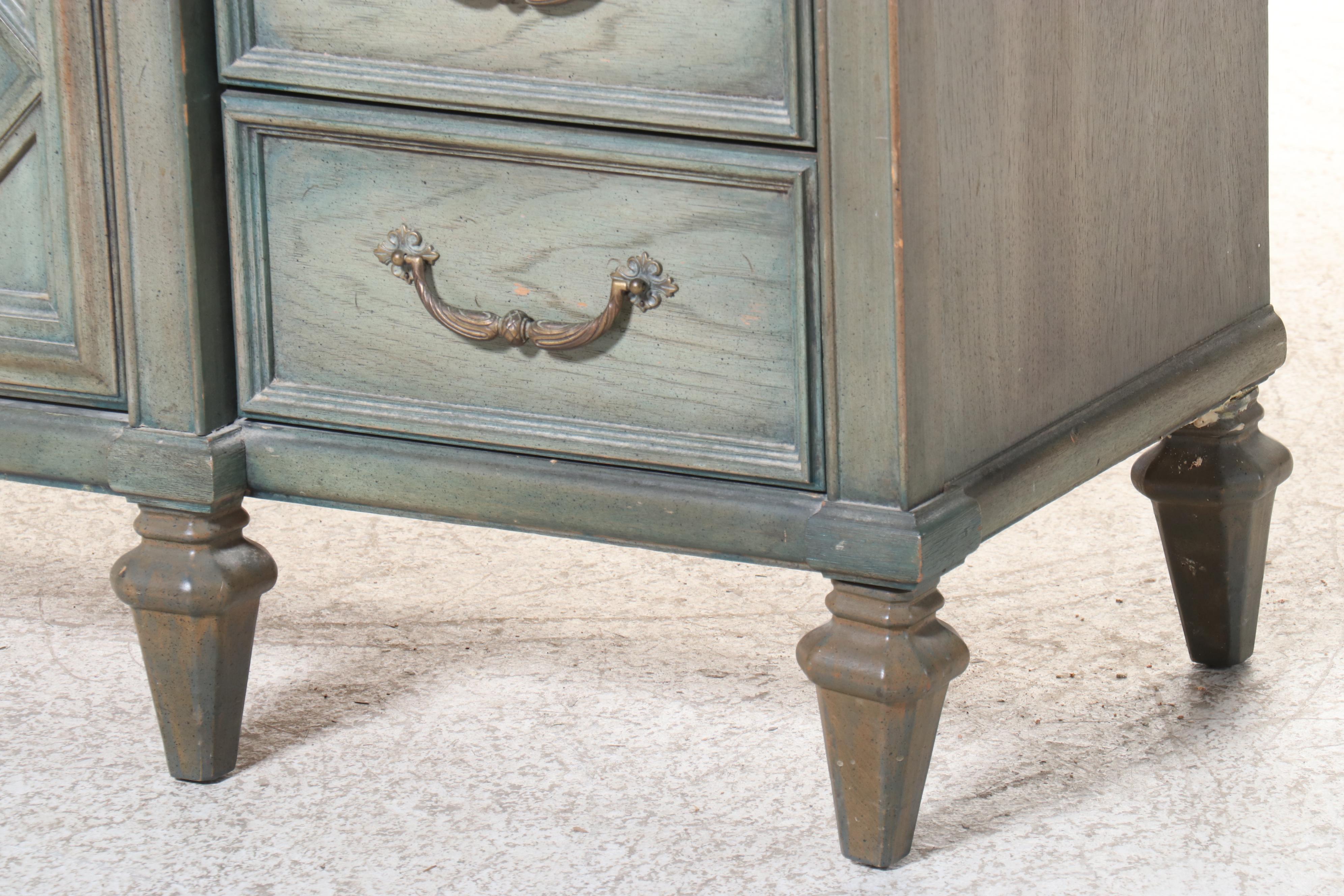 Stanley Furniture French Provincial Style Dresser with Mirror