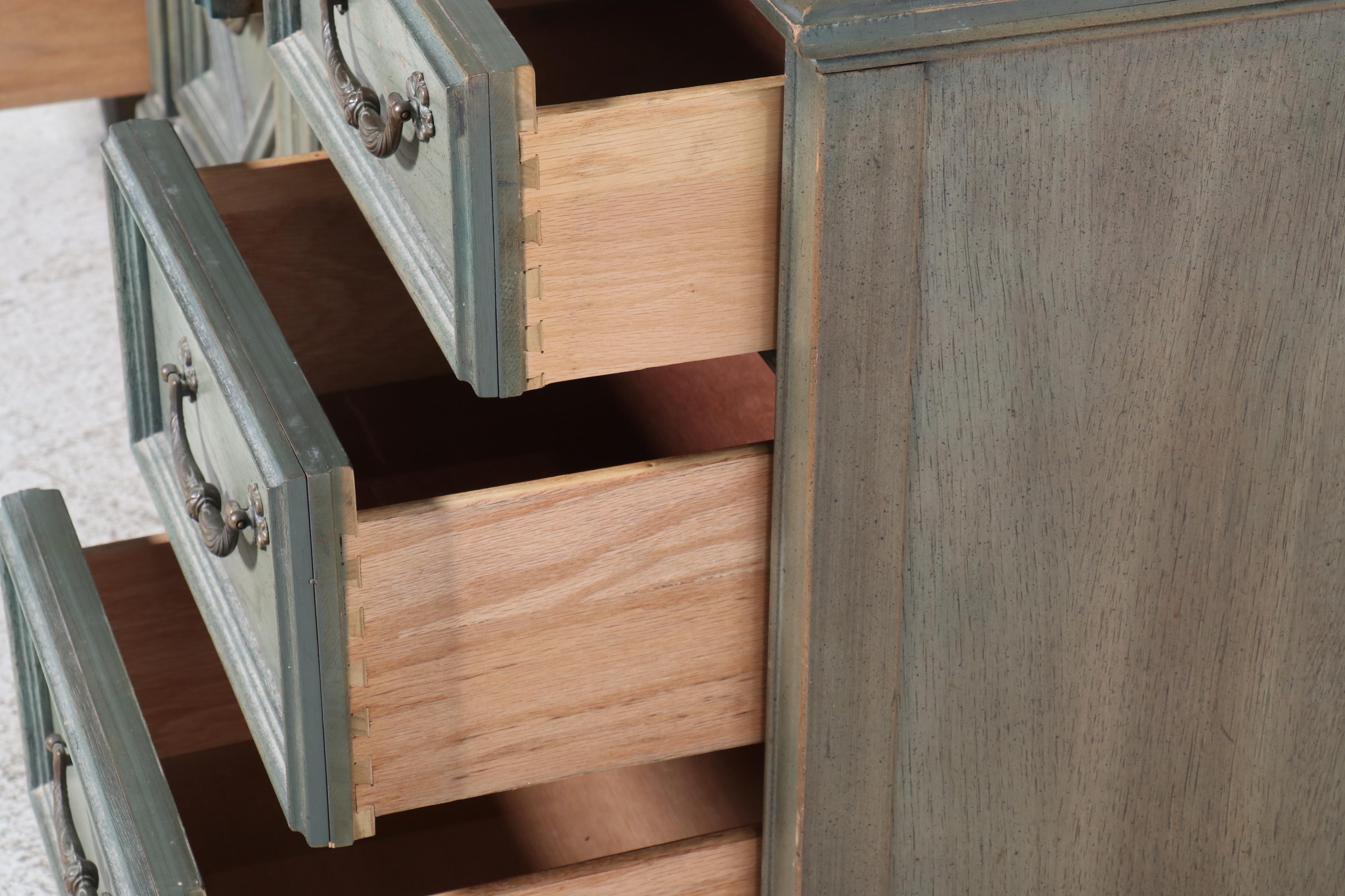 Stanley Furniture French Provincial Style Dresser with Mirror