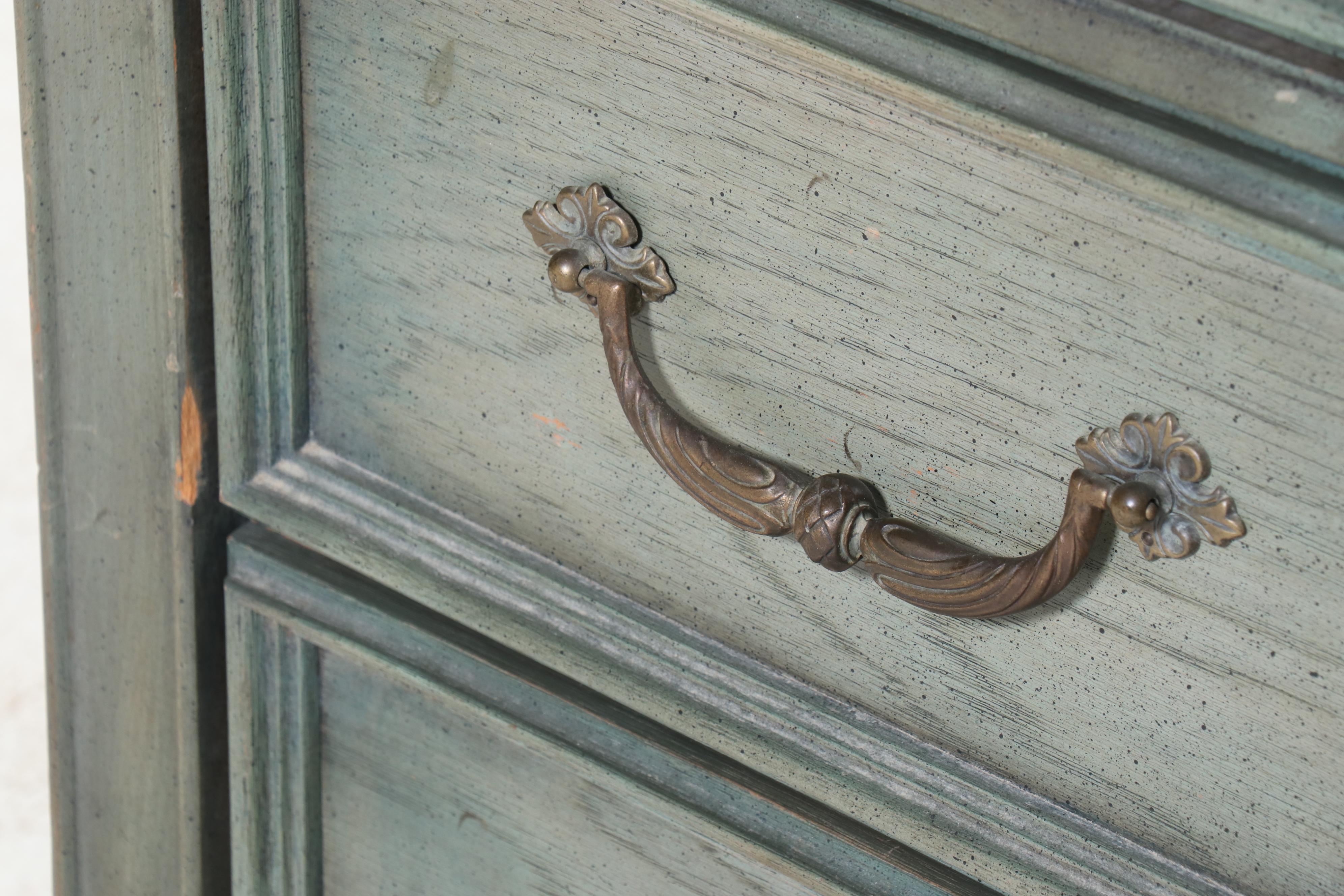 Stanley Furniture French Provincial Style Dresser with Mirror