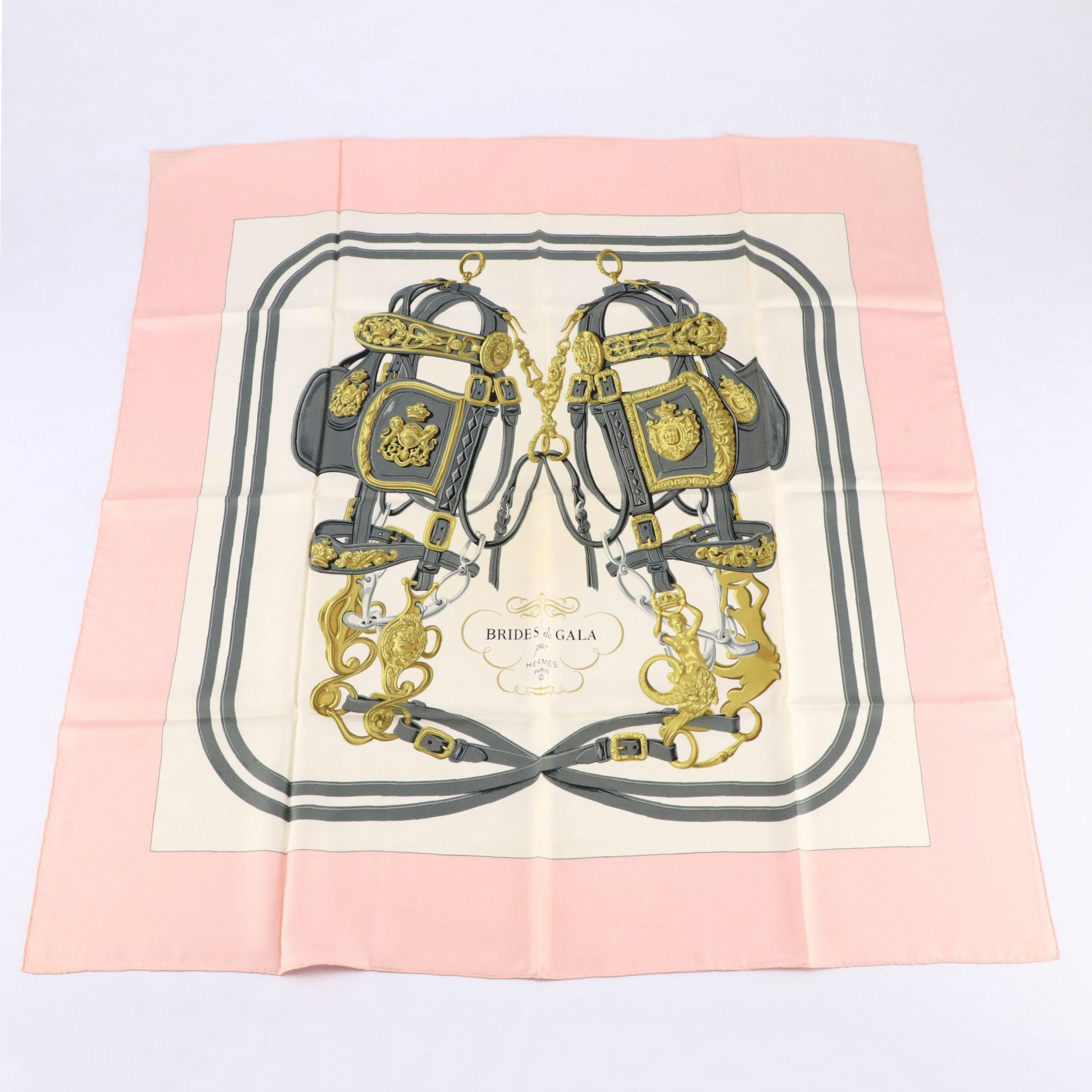 Hermès "Brides de Gala" Silk Twill Scarf 90