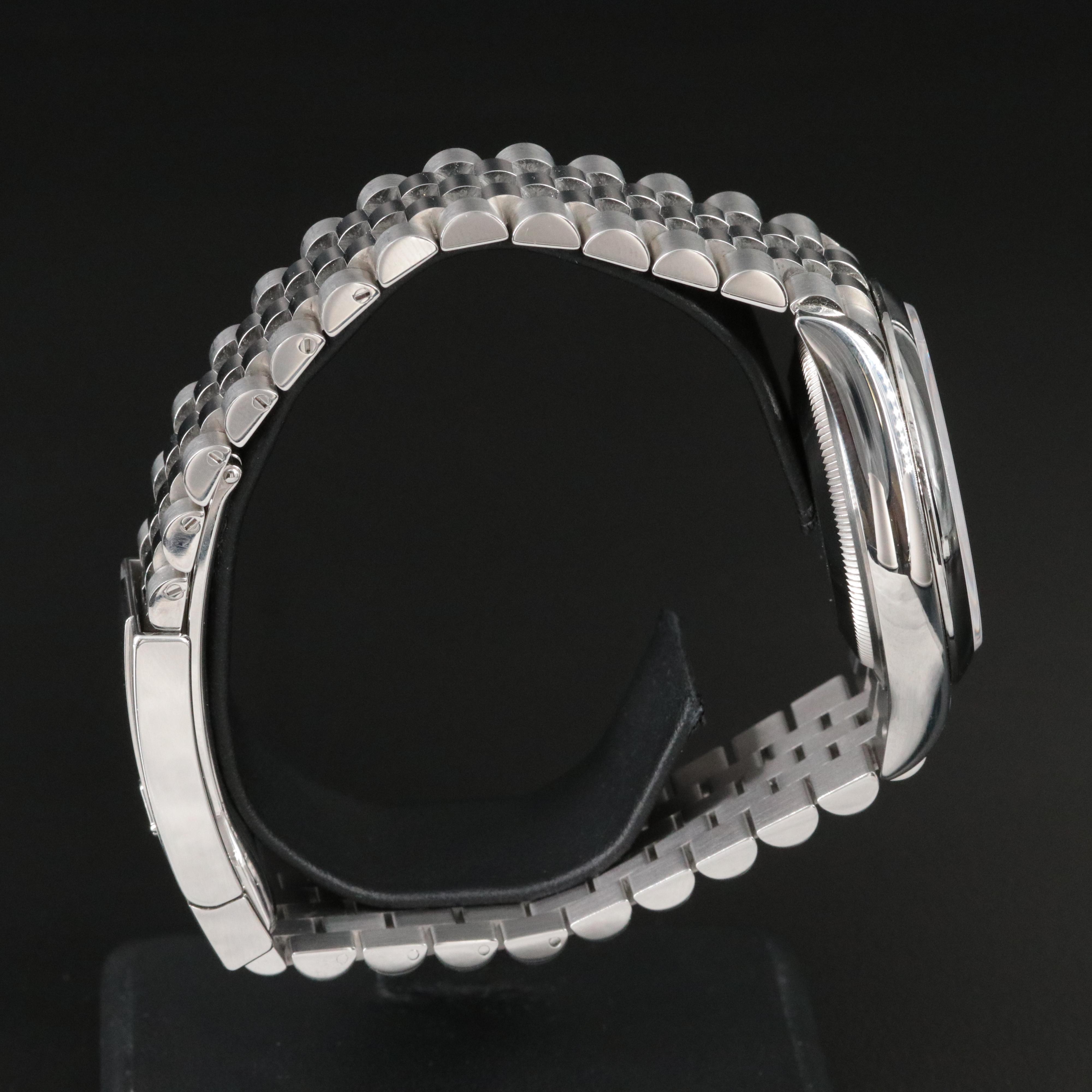 Rolex Datejust 126200 36mm  Blue Index Dial Watch